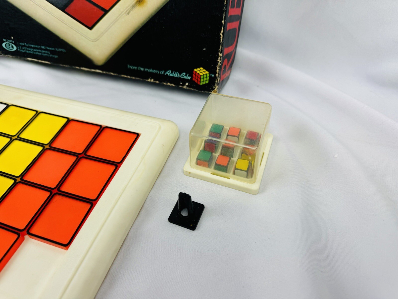 Vintage Rubiks Race Game Rubiks Cube Ideal Toy Corporation 1982 – 98% Complete