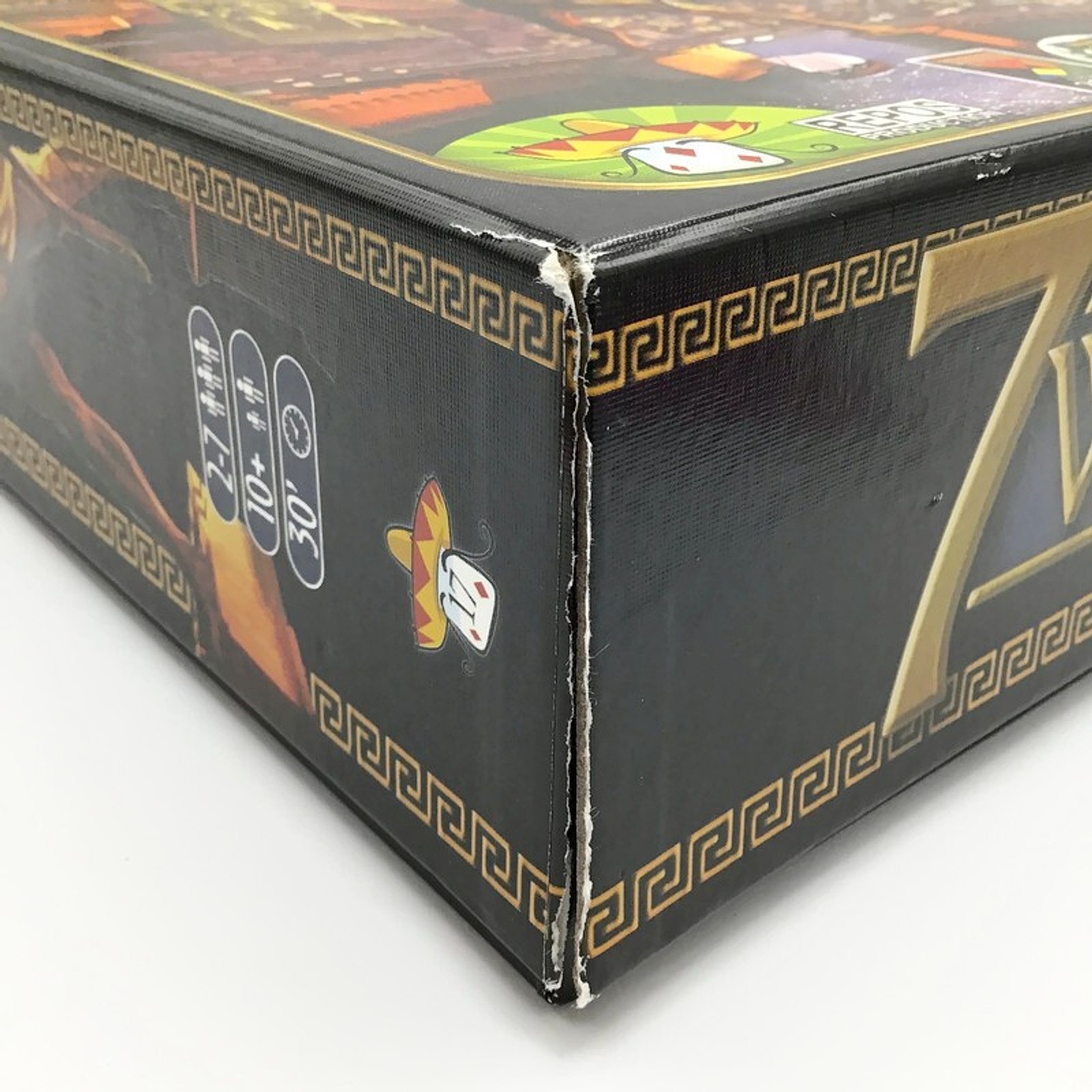 7 Wonders Board Game Antoine Bauza Repos Unpunched Complete Open Box 2010