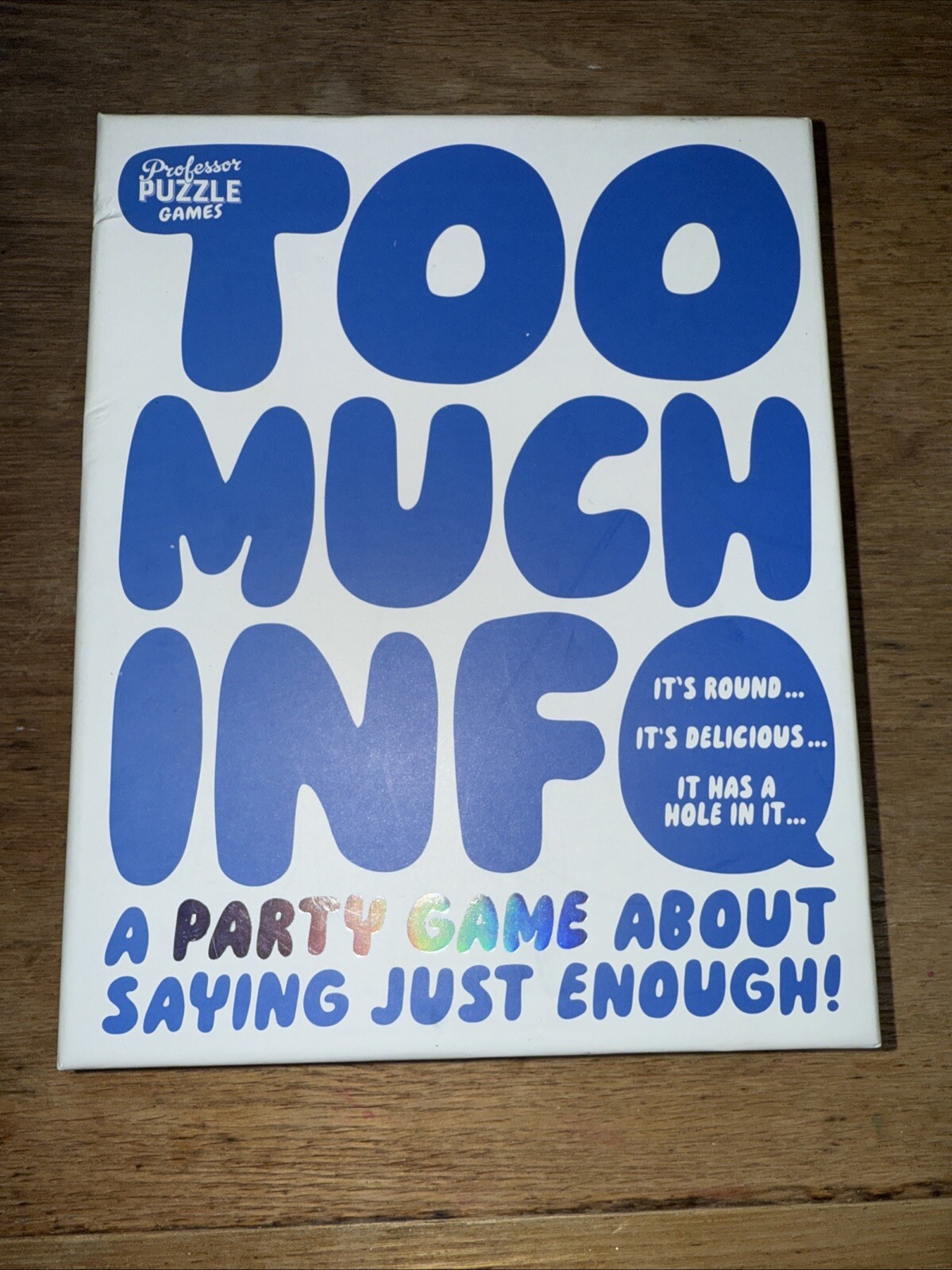 Too Much Information: A Party Game About Saying Just Enough! NEW SEALED