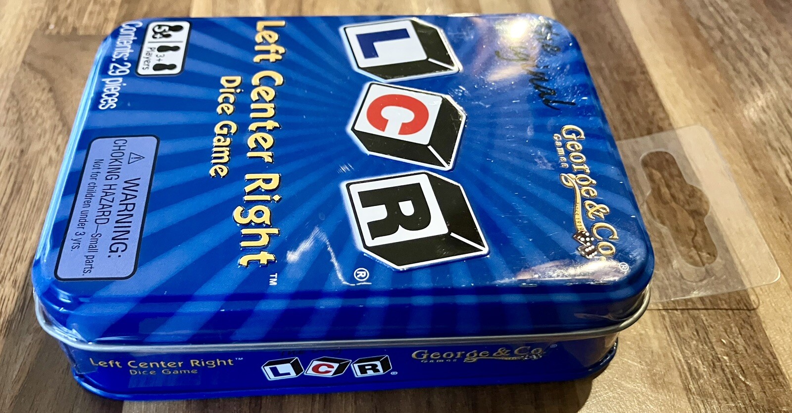 Left Center Right Dice Game New Orginal
