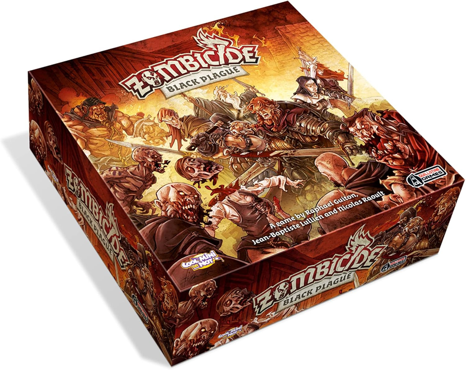 Zombicide: Black Plague – Medieval Fantasy Zombie Board Game – Cooperative Strat