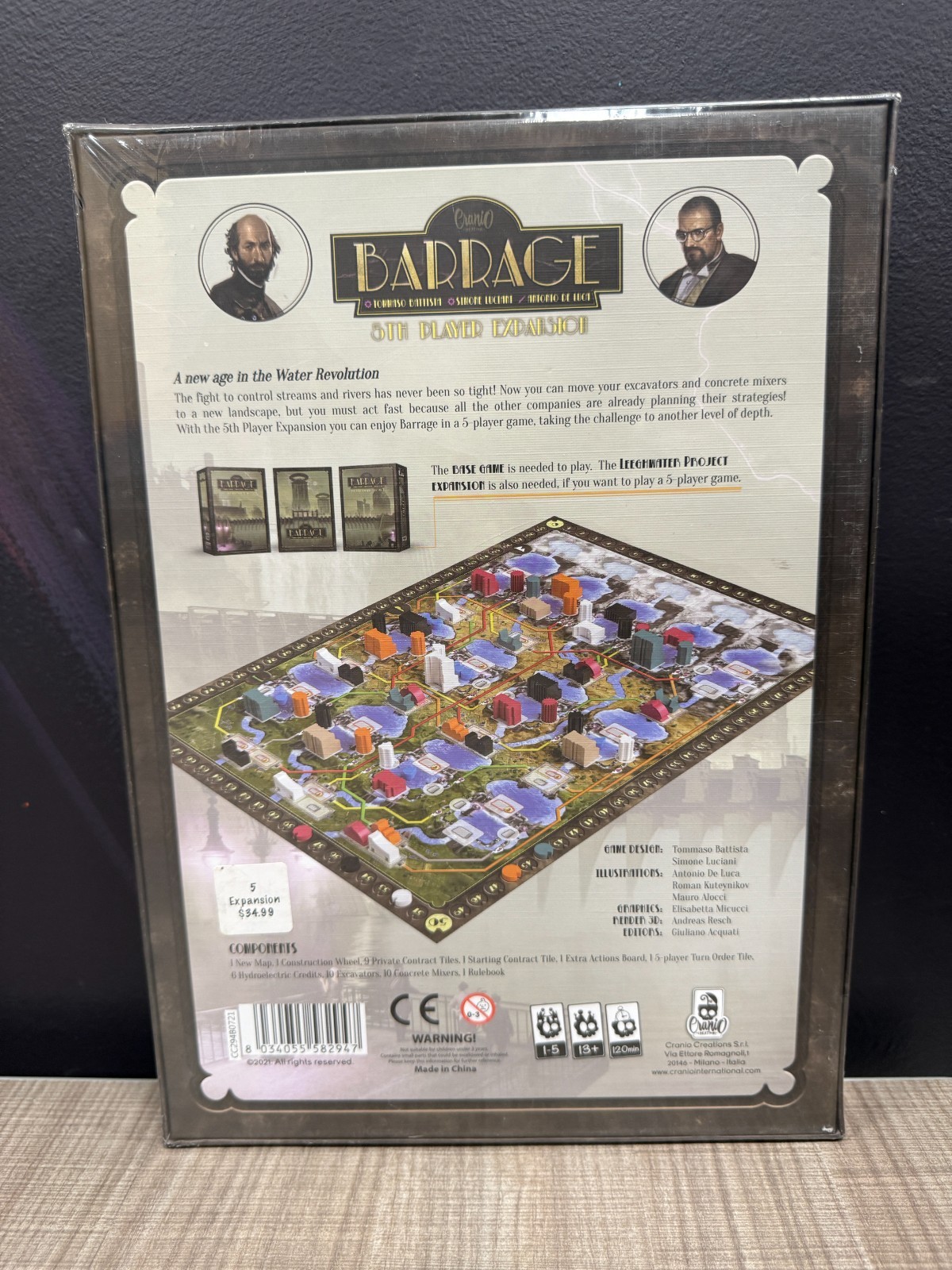 *NEW IN SHRINK WRAP, FREE US SHIPPING* Barrage: 5th Player Expansion
