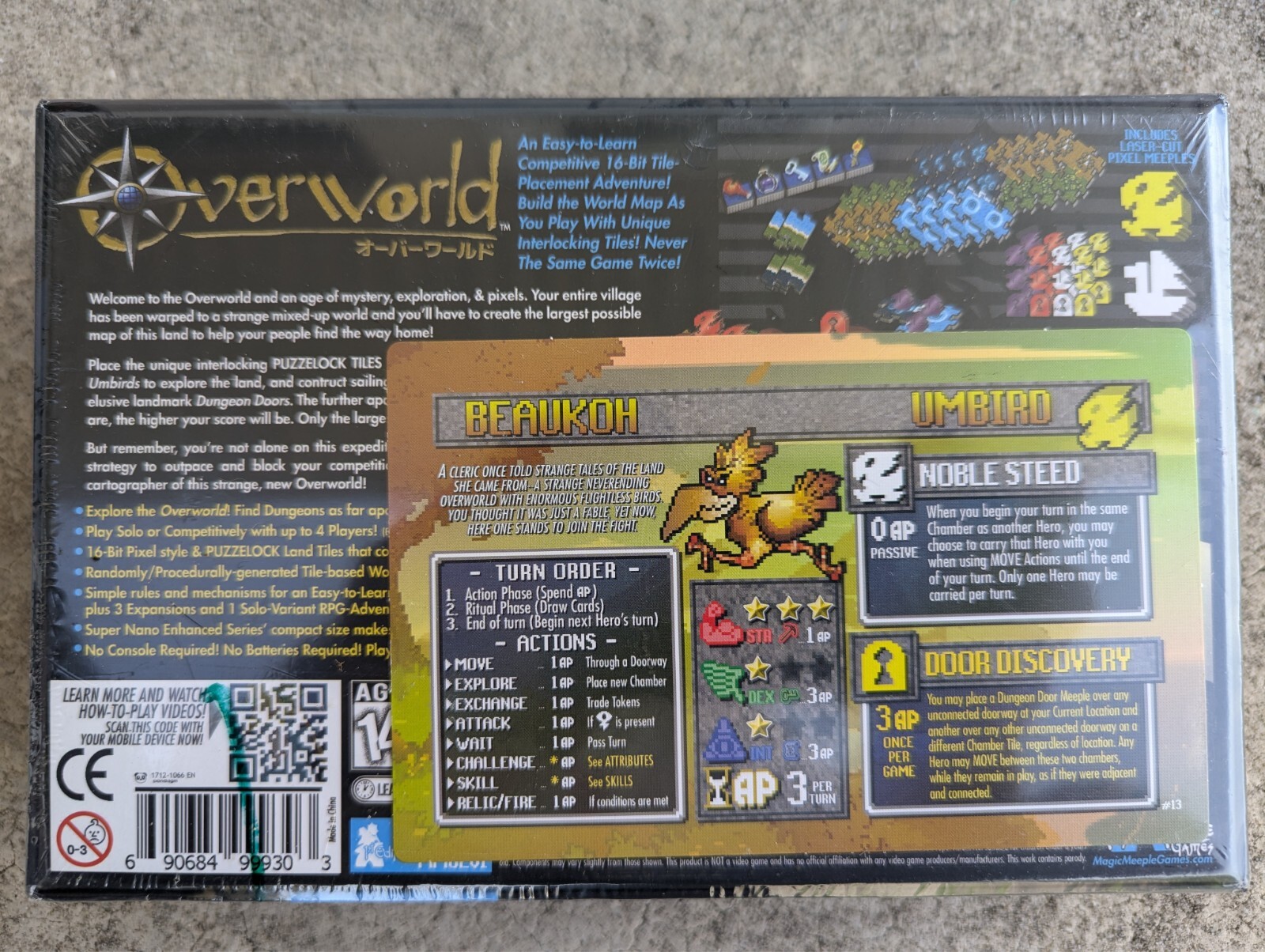 Overworld RPG Table Top Board Game NEW & SEALED Magic Meeple