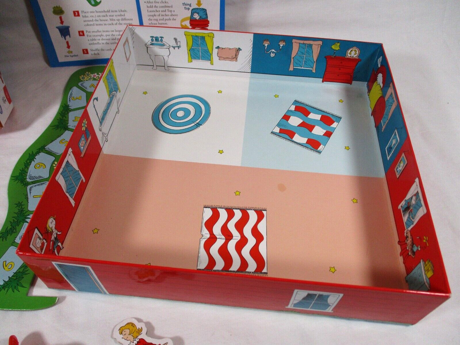 Dr. Seuss Whirly Fun Game COMPLETE Wonder Forge 2016 Cat in the Hat Some Issues
