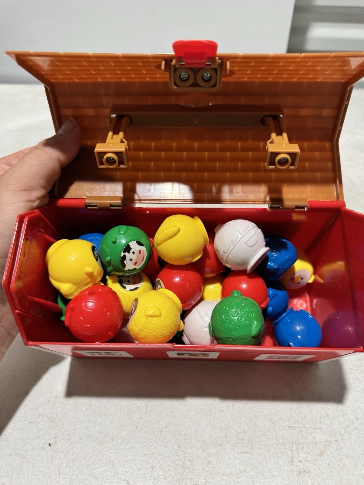 Uno Moo Preschool Game Carry case No Hay Mattel 2008 complete otherwise- see pic