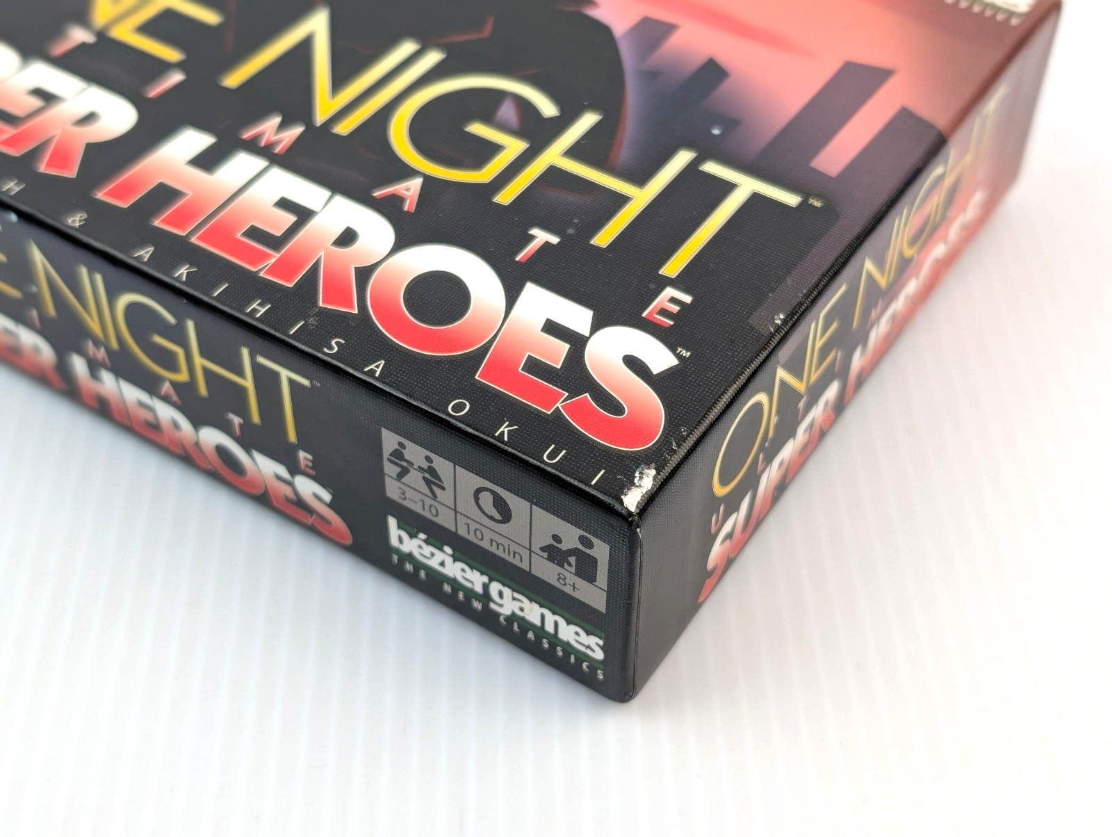 Bezier Games One Night Ultimate Super Heroes Card Game 100% COMPLETE