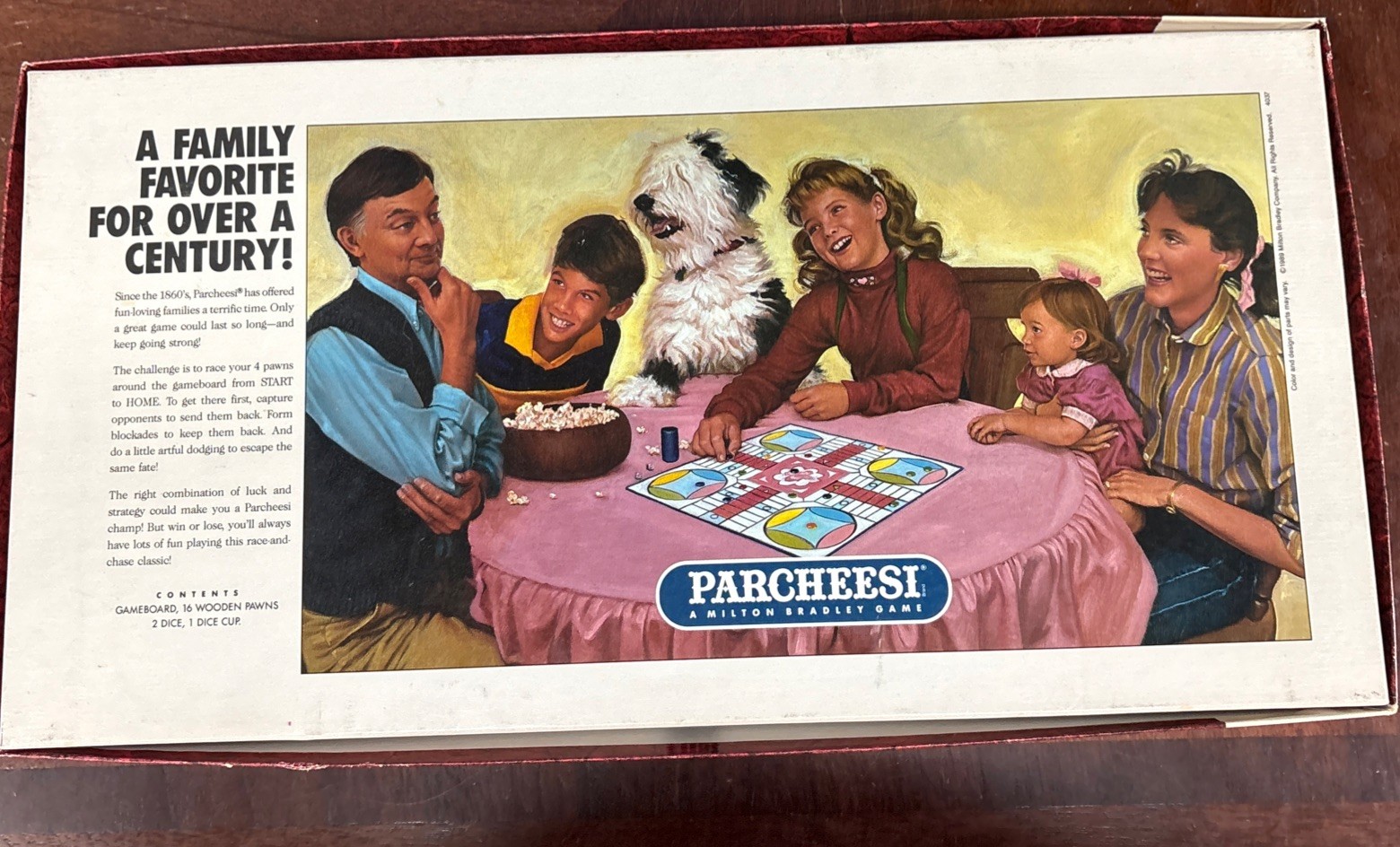 Milton Bradley Parcheesi Board Game 2-4 Players (4037)
