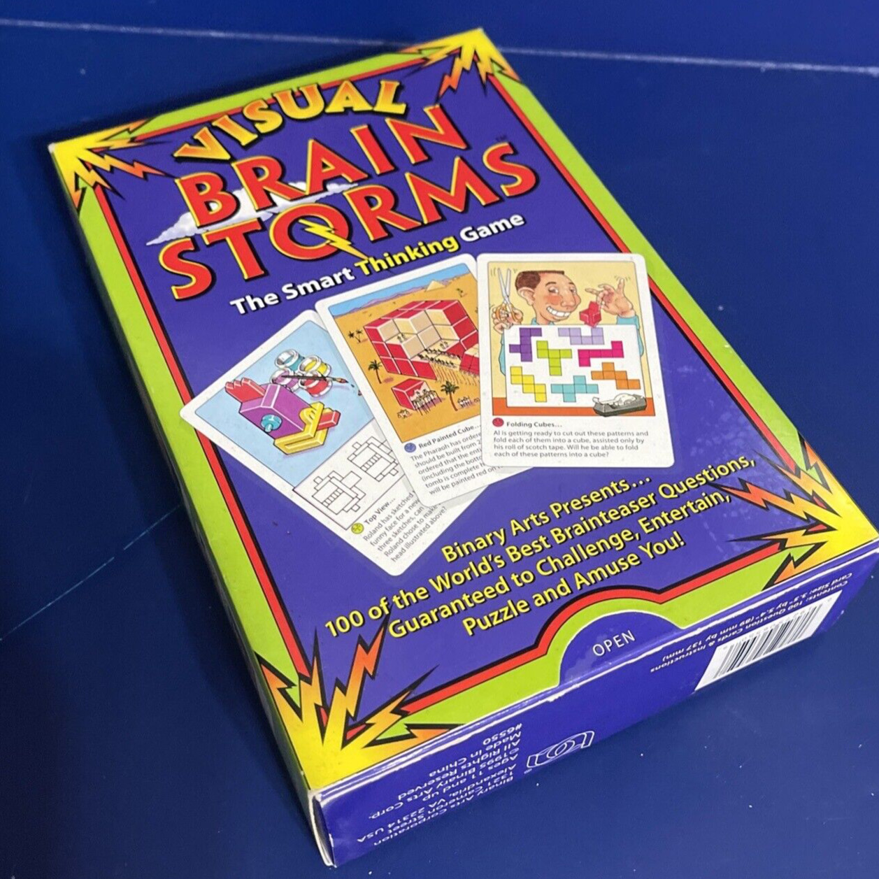 Visual Brain Storms™️ The Smart Thinking Game 1995 by Binary Arts VINTAGE