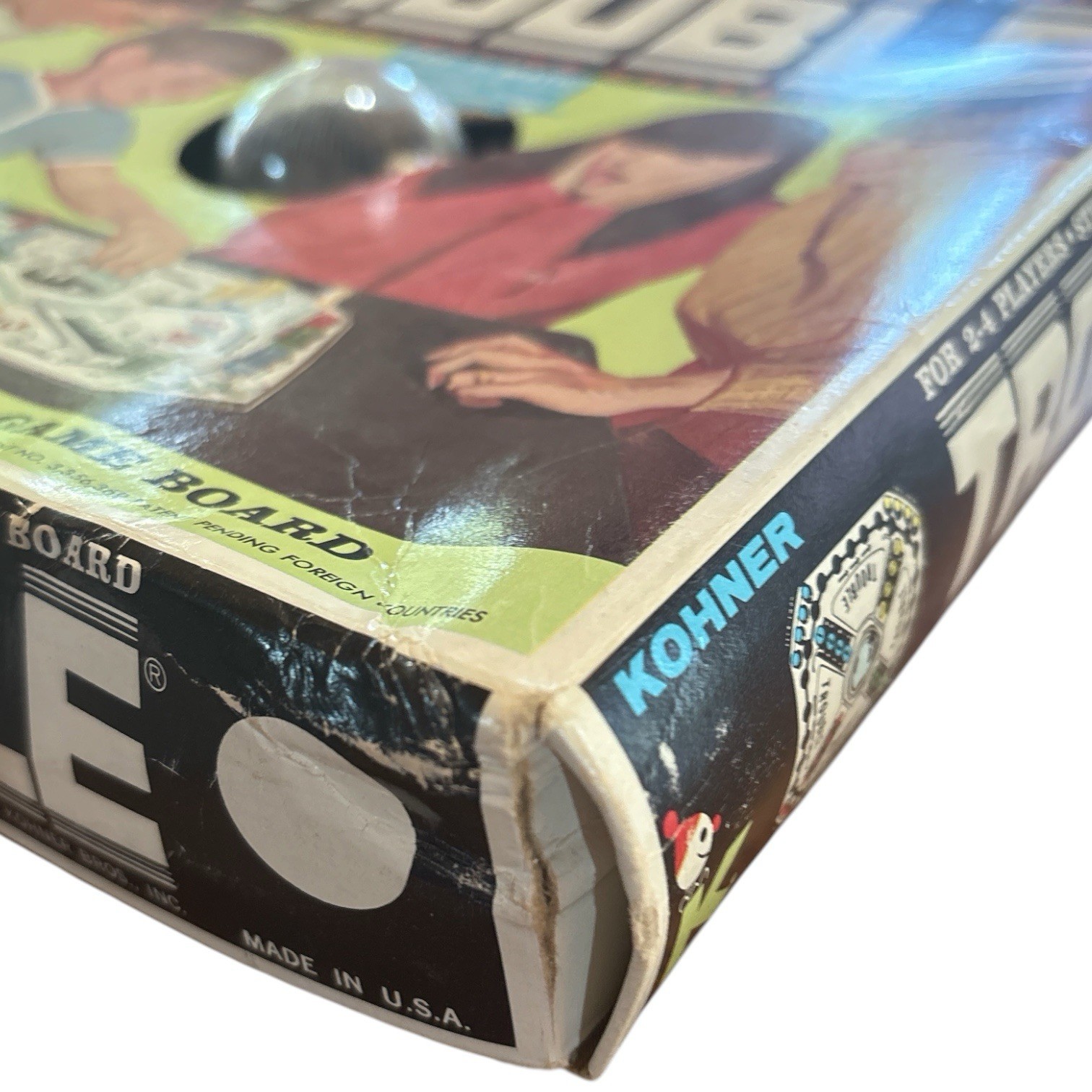 Vintage 1965 Trouble Pop-o-Matic board game Kohner bros USA made. Free Shipping