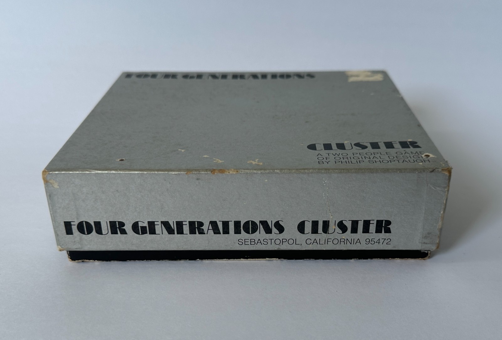 Four Generations CLUSTER A Two People Game By Philip Shoptaugh 1973 in Box