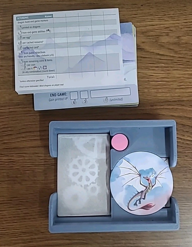 Wyrmspan 3D-Printed Game Organizer – ANY COLOR – Game Insert & Storage Solution