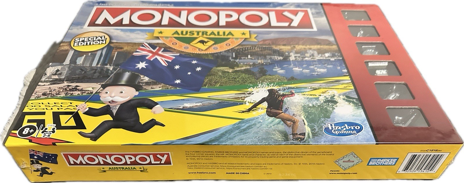 Monopoly Australia Special Edition Board Game 2016 Hasbro Factory Sealed