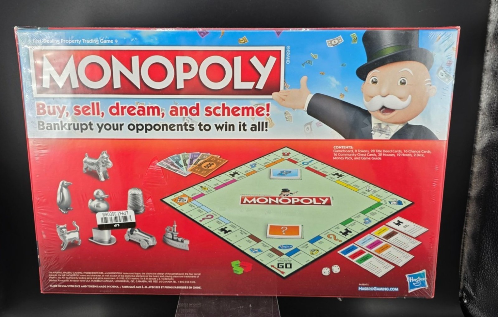 Monopoly Classic Board Game Hasbro Fast Dealing Property Trading Family Fun