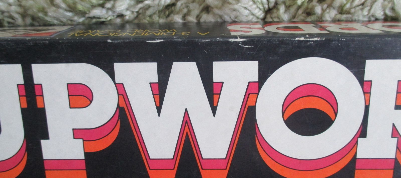 Vintage 1983 Milton Bradley UPWORDS 3-Dimensional Word Board Game~Free Shipping