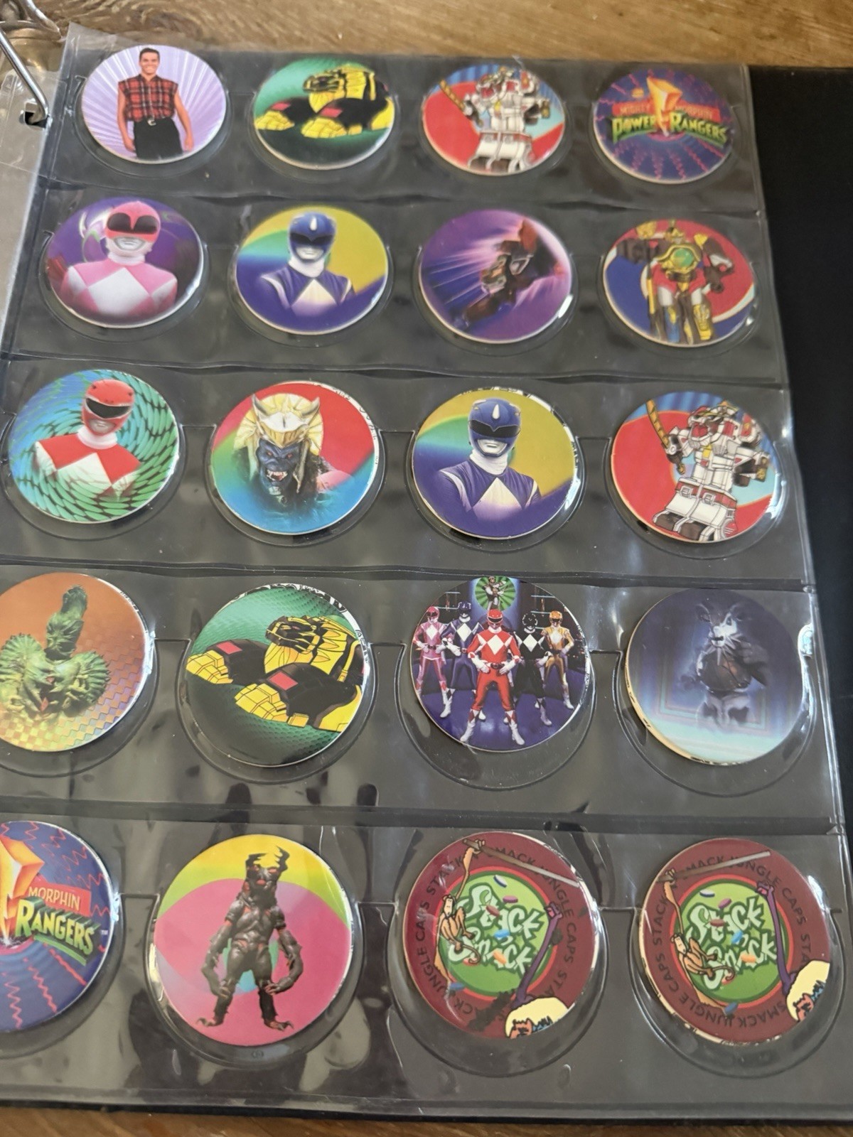 1990s Original 299 POGS & 10 Slammers/Game Boards/Notebook/Plastic storage box