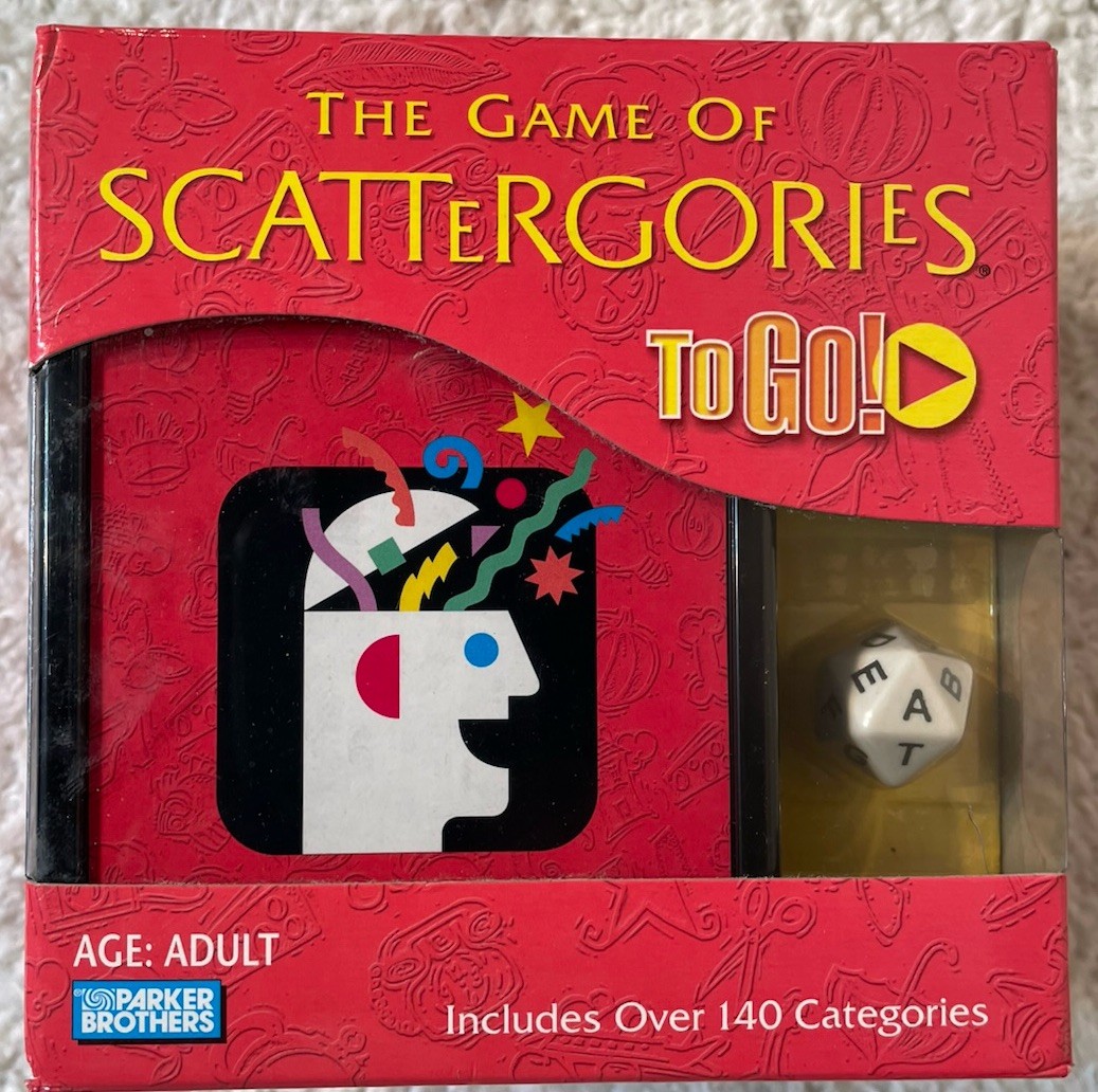 2007 The Game of Scattergories To Go! 140 Categories Parker Brothers NEW SEALED