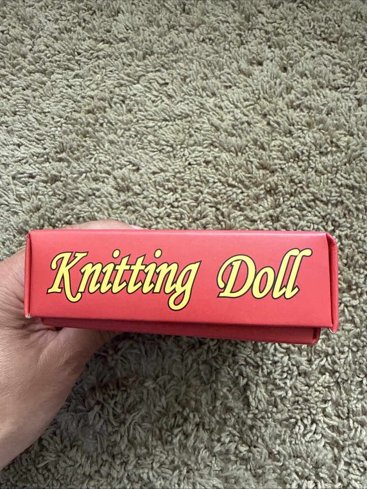KNITTING DOLL Keeps Our Little Ones Busy With Wool And Wooden Needle 6+ Vintage
