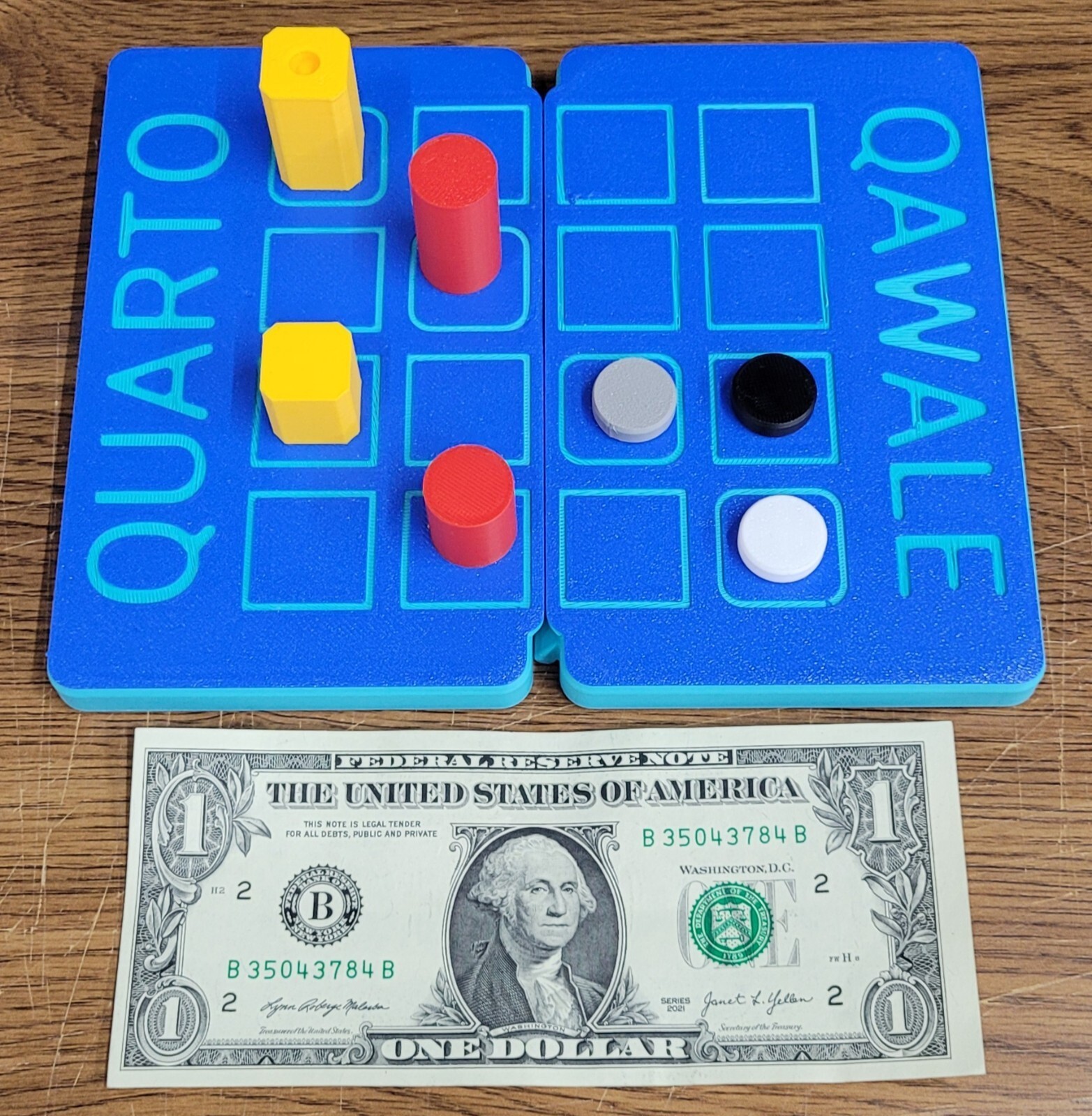 QAWALE & QUARTO Game 2-in-1 – 3D Printed – ANY COLORS