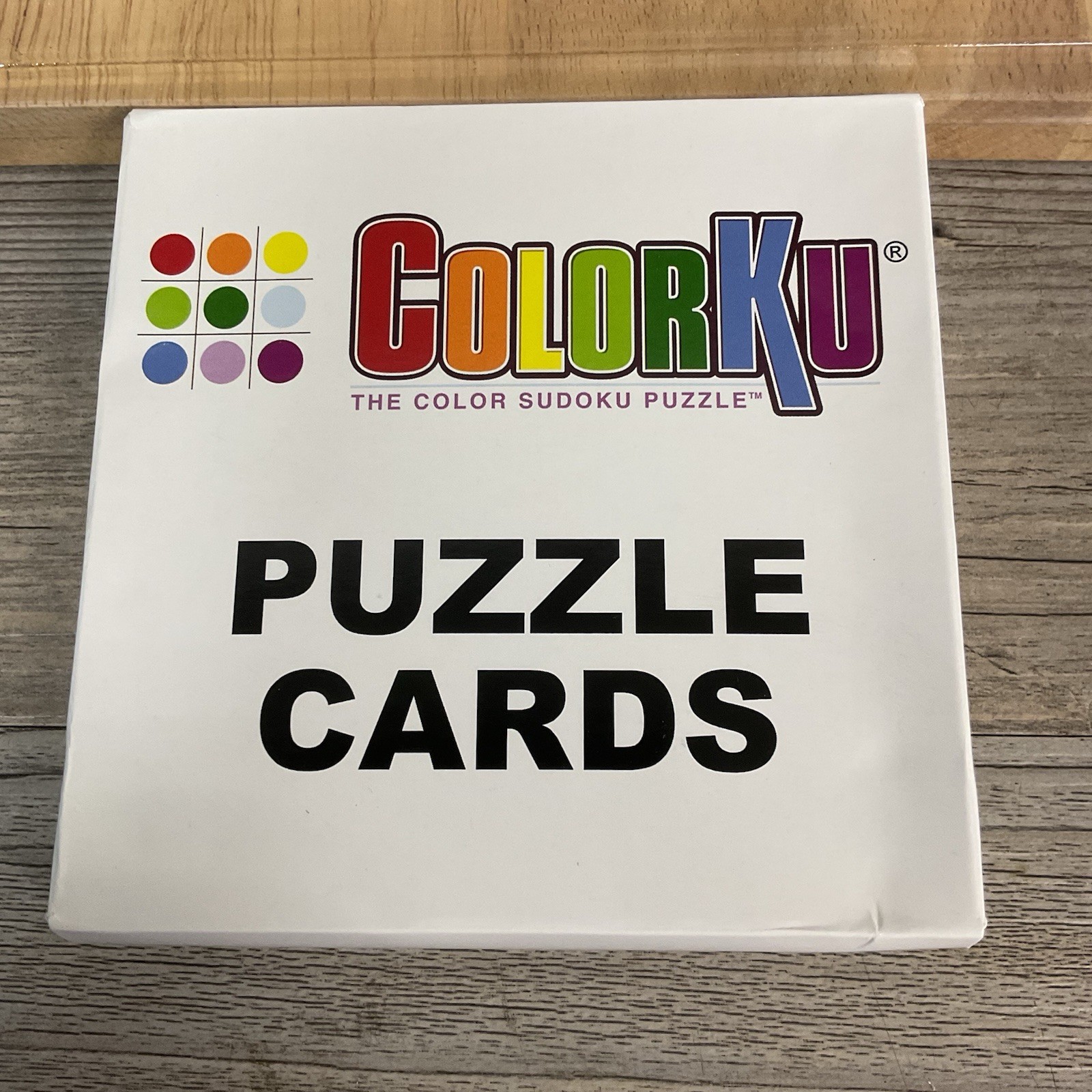 COLORKU Wooden Color Sudoku Puzzle Game 100% COMPLETE 2006