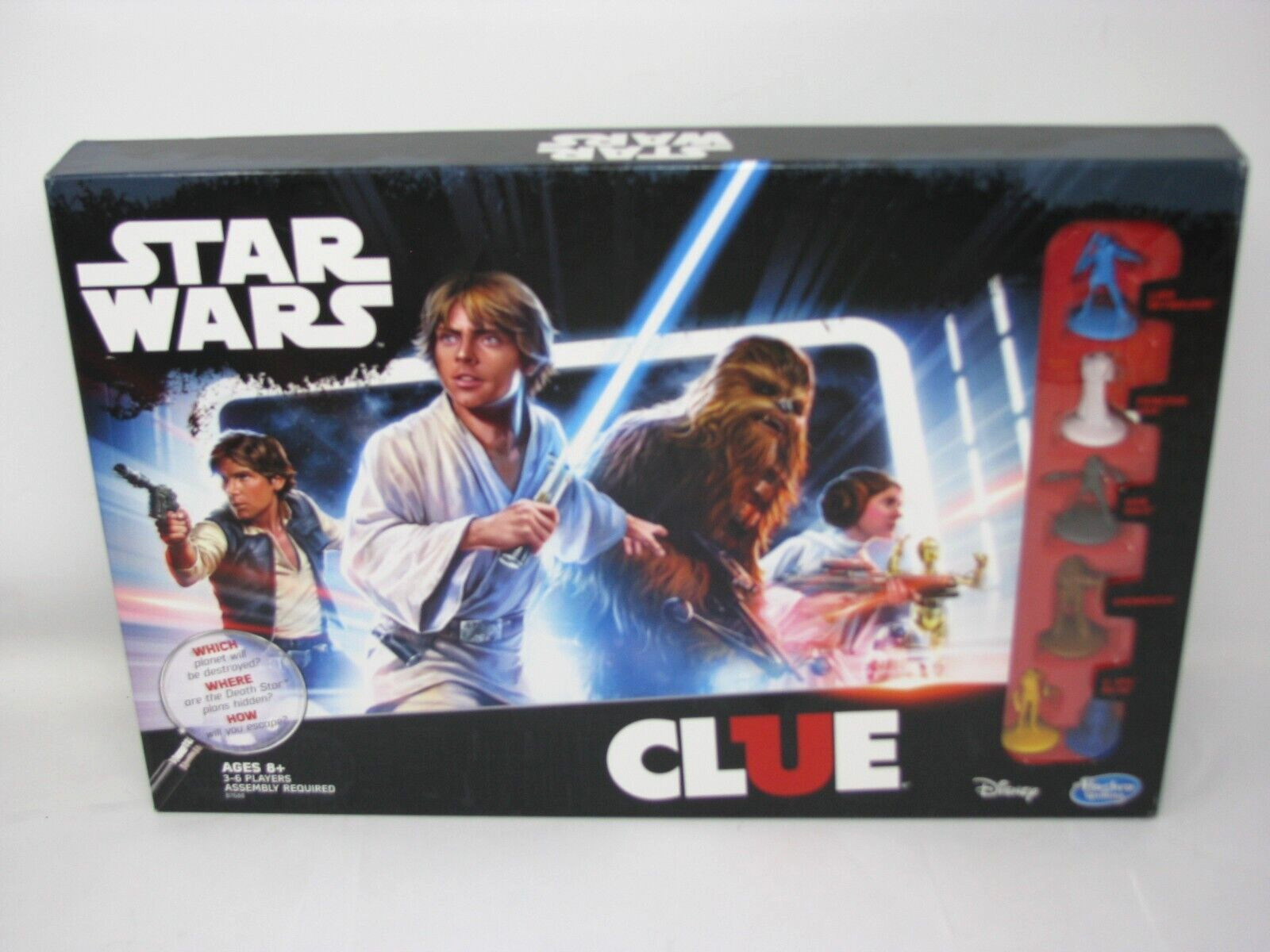 Hasbro Star Wars CLUE Family Board Game 2015 Complete
