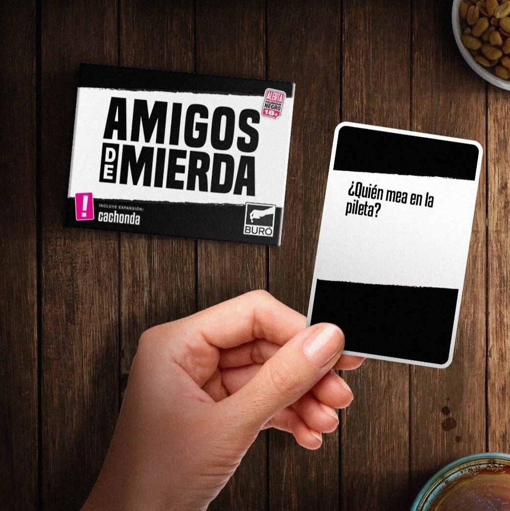 JUEGO ” AMIGOS DE MIERD@” PARTY PREVIAS ARGENTINA CARDS GAME + 18 Años