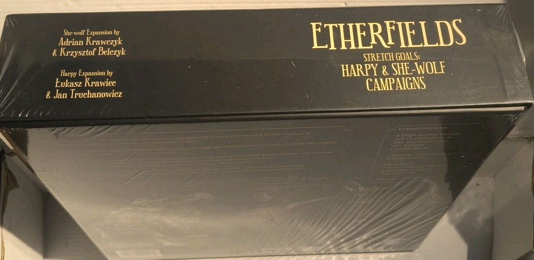 Etherfields Lot Kickstarter 2.0 Campaign, Harpy & She-Wolf, Funeral Witch SEALED