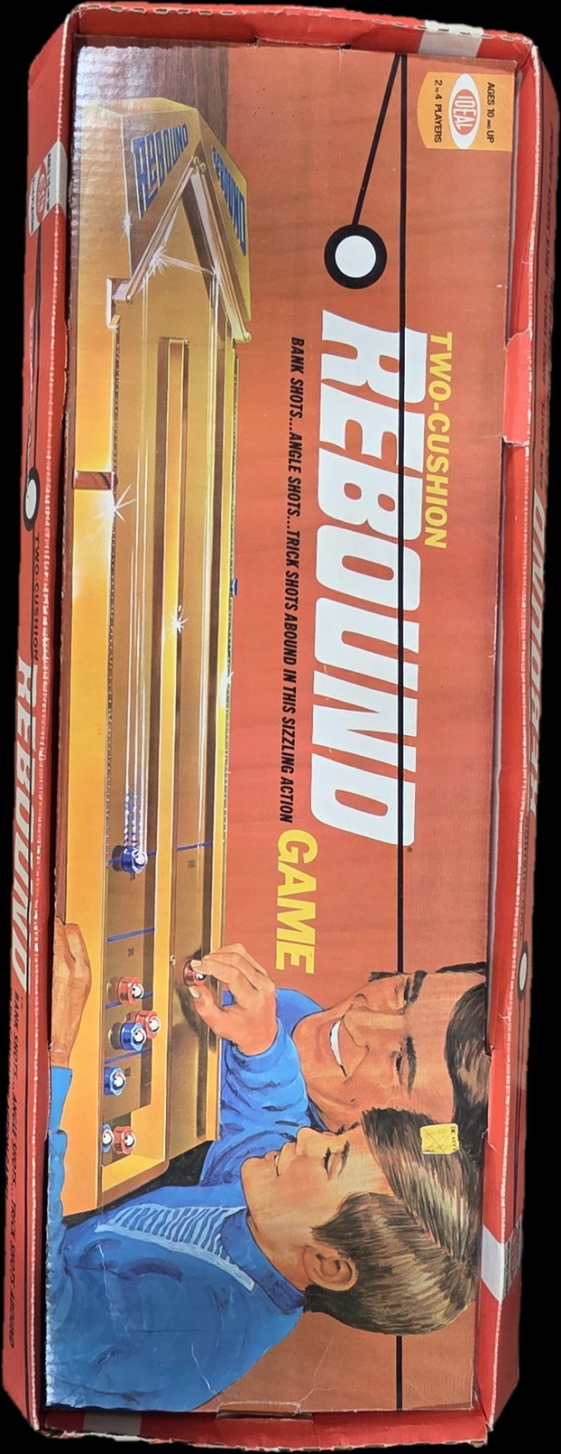Vintage 1970 Ideal Rebound Two-Cushion Skill & Action Game No 2035-4