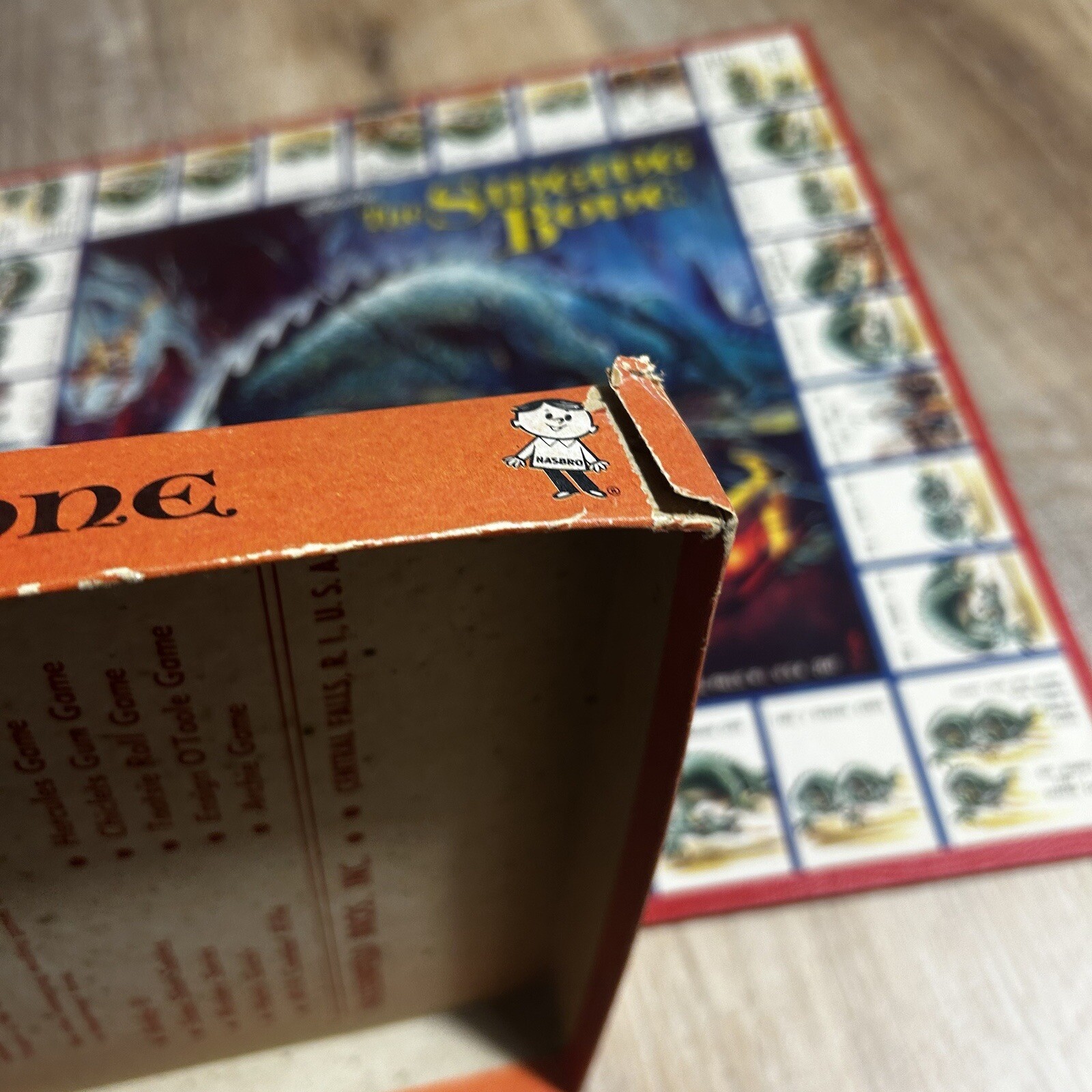 Hasbro The Singing Bone Dragon Board Game Hassenfeld Fantasy Vintage 1962 RARE