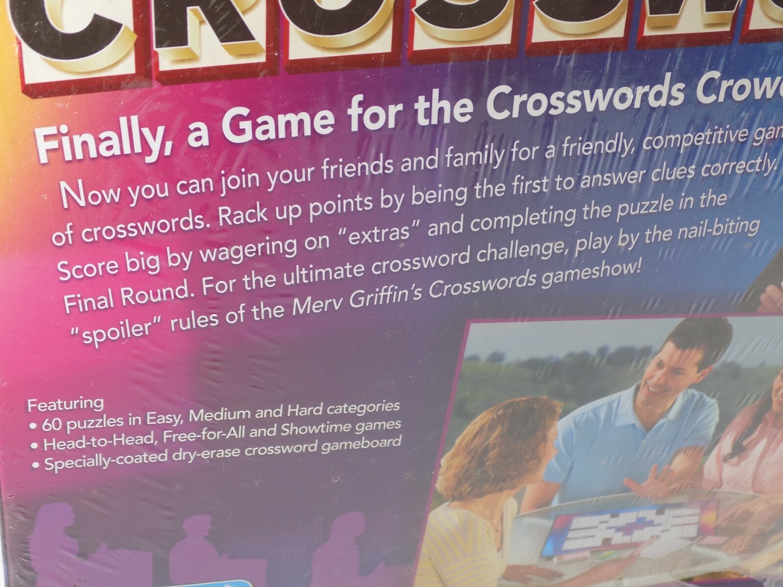 Merv Griffin’s CROSSWORDS Social Wordplay Game -2008 Hasbro Parker Brothers Game