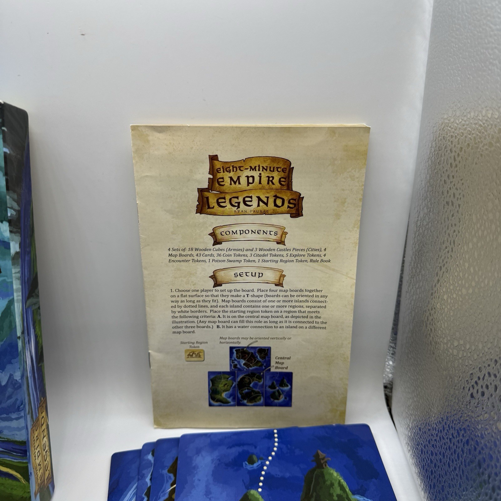 Eight Minute Empire Legends Board Game 2013 Red Raven Games Ryan Laukat Complete
