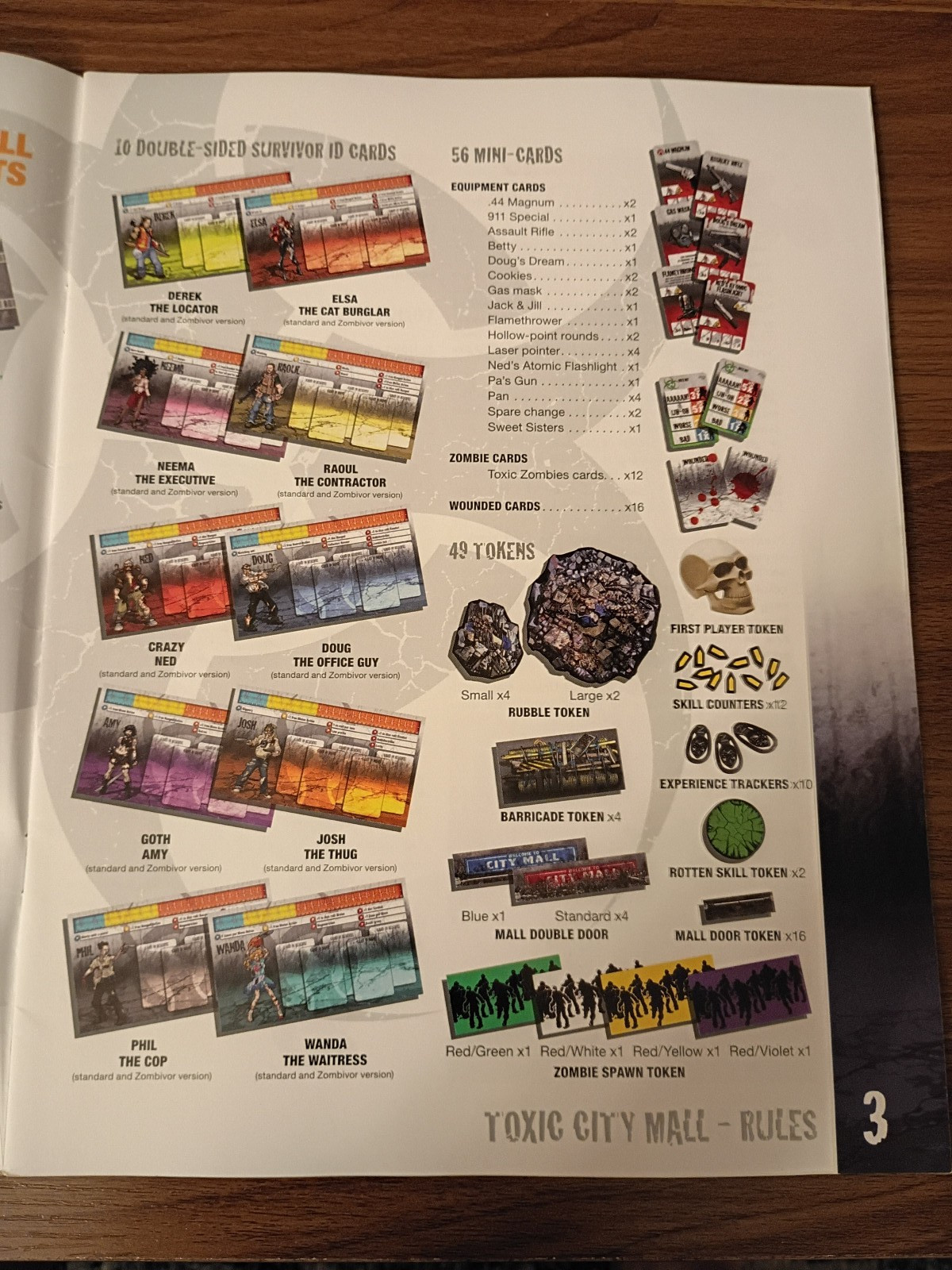 Zombicide Toxic City Mall Rulebook (Additional Rules & Missions)