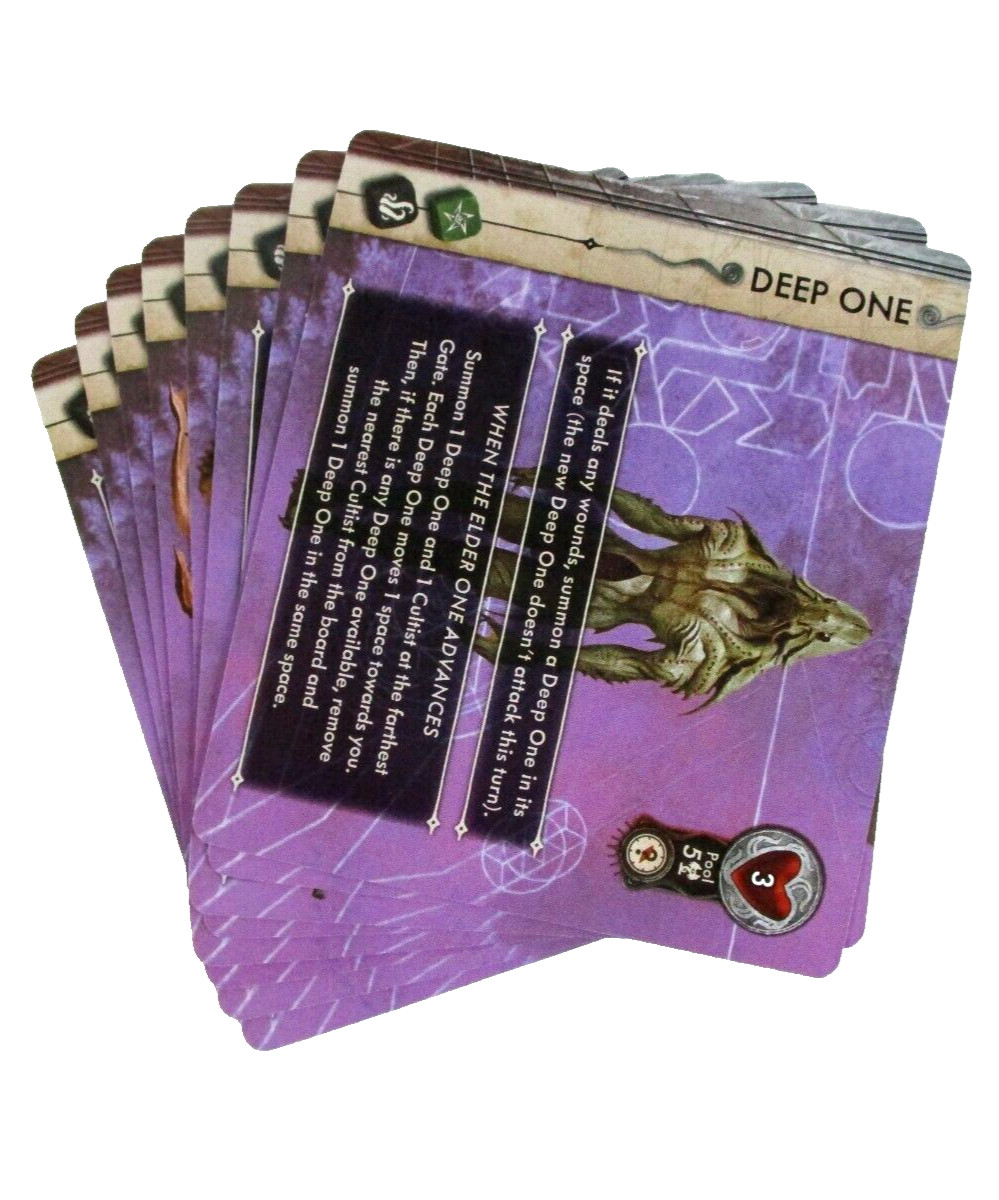 CTHULHU: Death May Die Season 1 UNKNOWN MONSTER CARDS C-Mon NEW!!