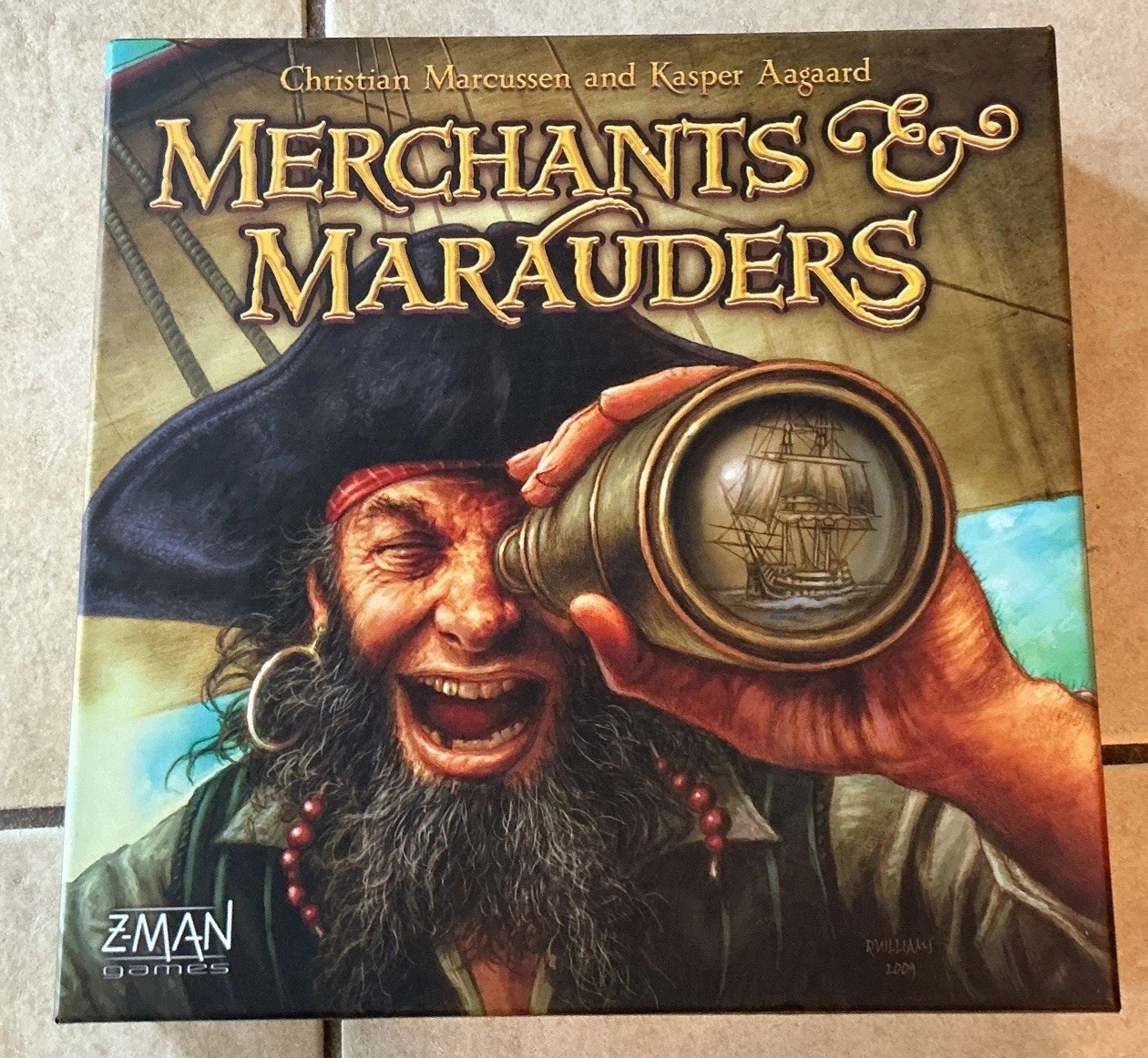 Merchants & Marauders Board Game Z-Man Games in Box