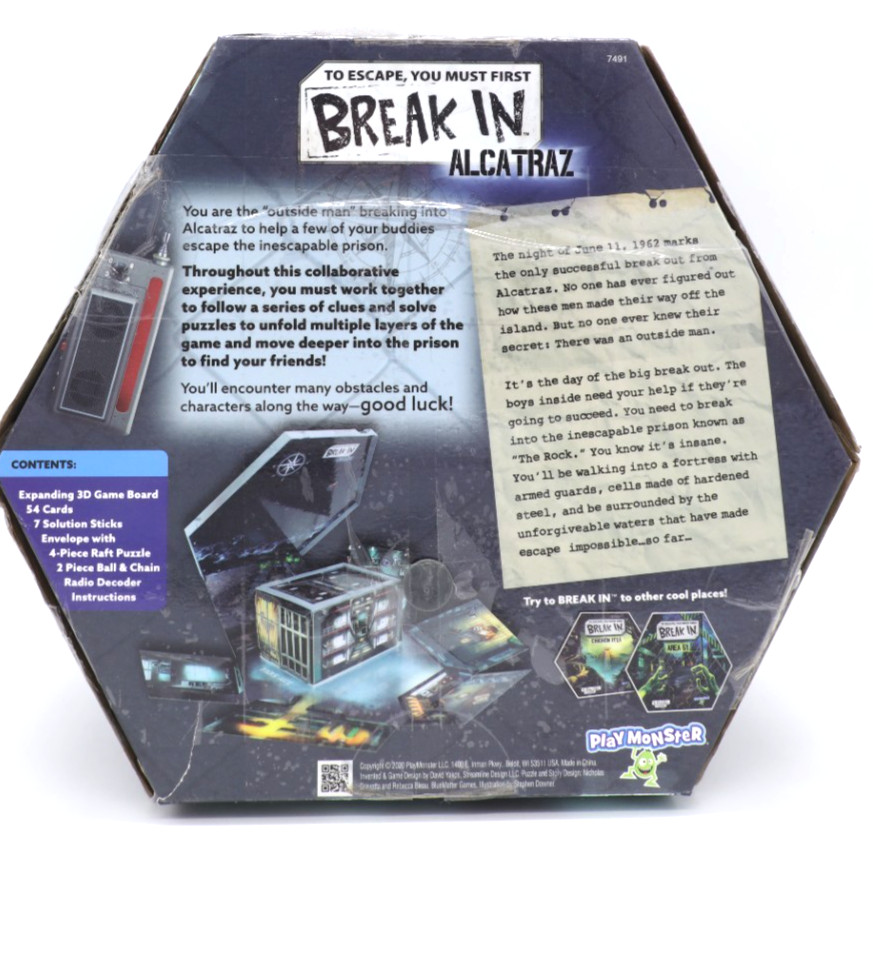 Break In Alcatraz Board Game by Play Monster 2020