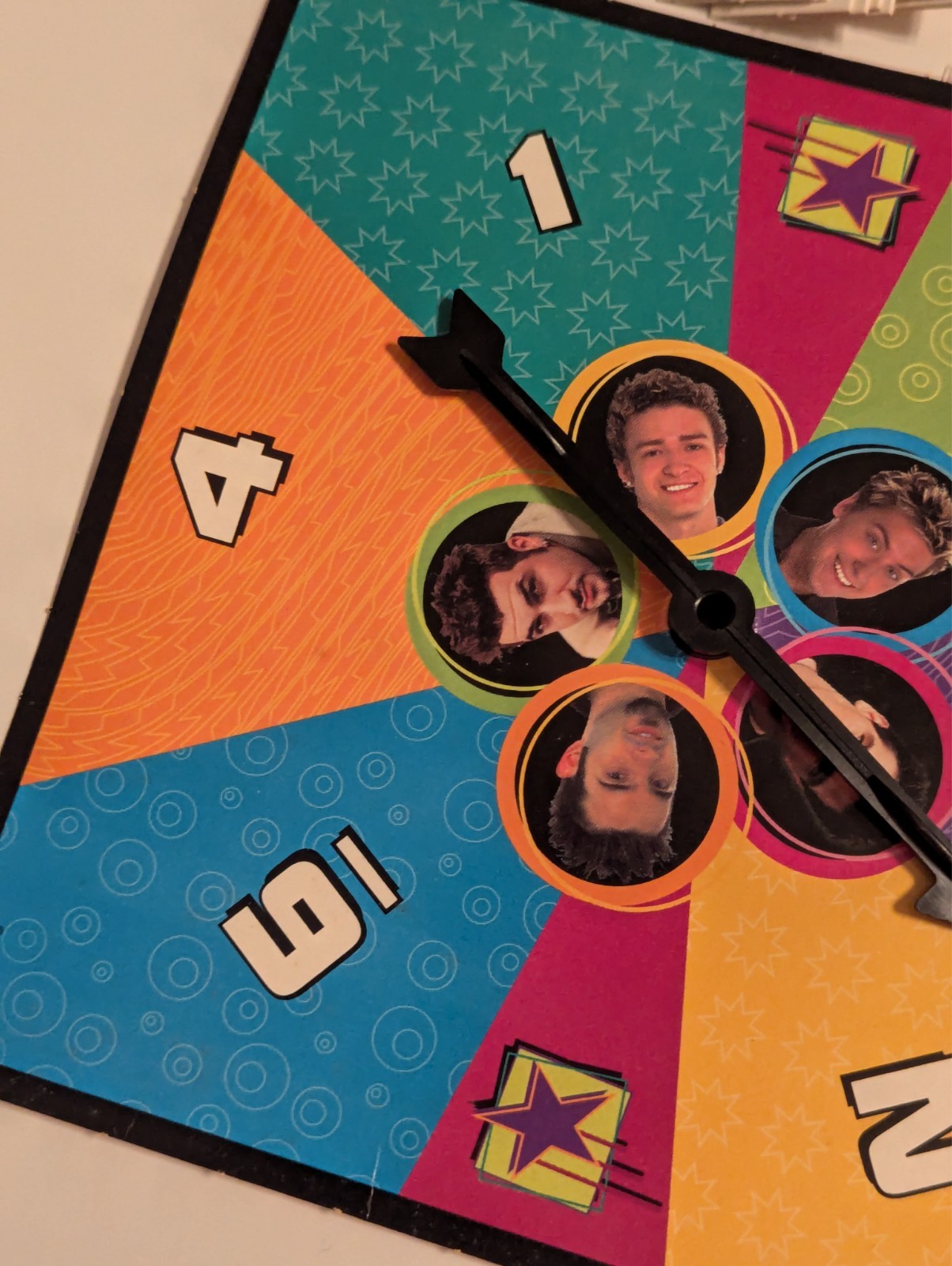 NSYNC Backstage Pass Board Game Patch Games 2000 PIECES ONLY – See Video