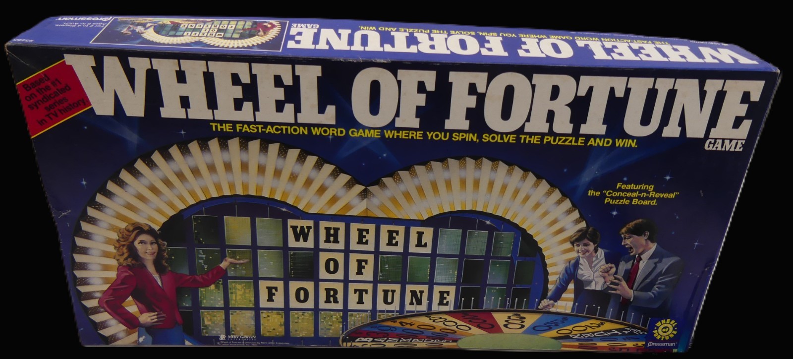 1985 Wheel of Fortune Board Game Instruction Manual Replacement Part Only Pressm