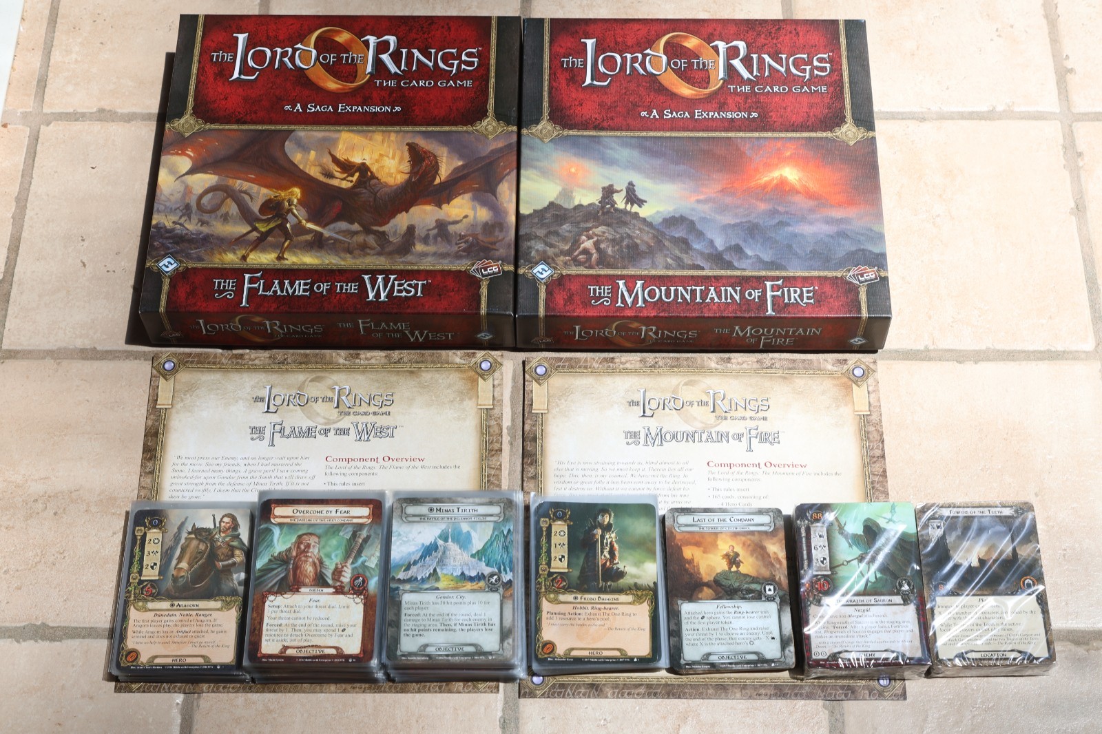 Lord of the Rings LCG – Return of the King Saga Boxes – Complete, 2 Packs Shrink