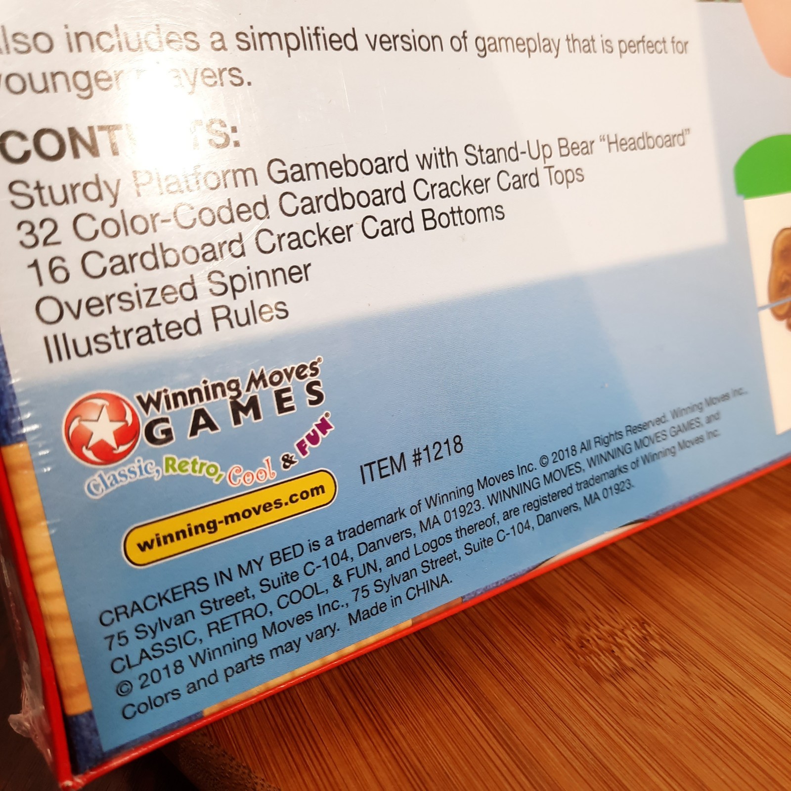 Crackers in My Bed Game by Winning Moves No Reading Required RARE BRAND NEW 2018