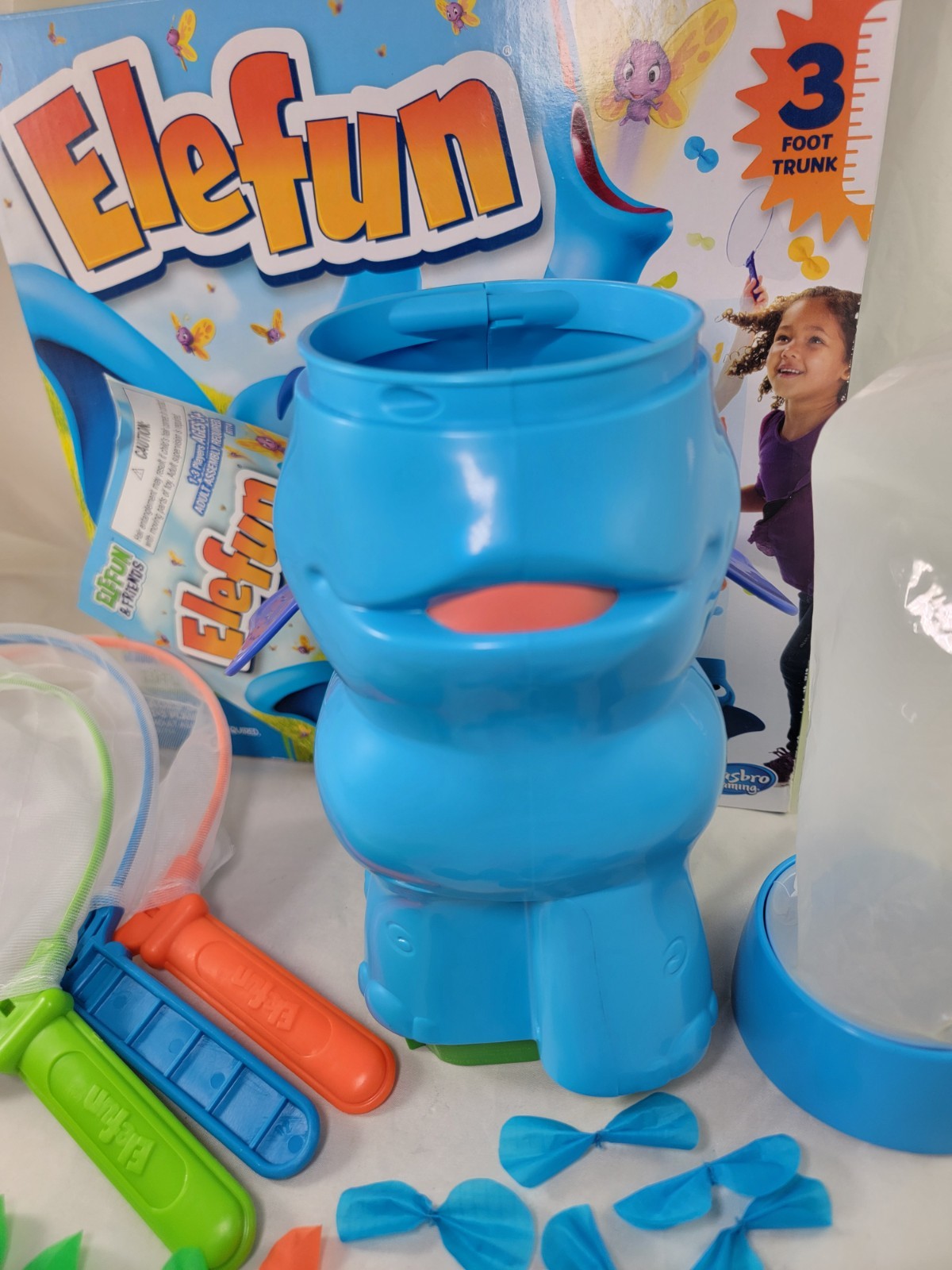 Elefun Butterfly Catching Game Near Complete Missing 1 Butterfly Tested & Works