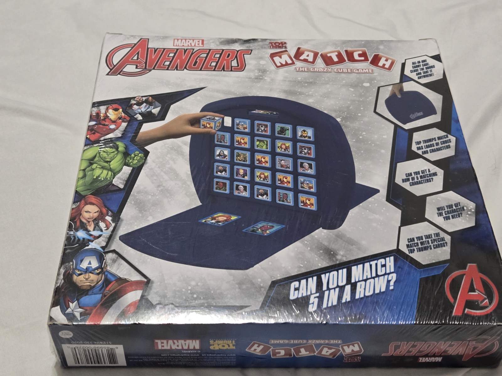 Marvel Avengers Match The Crazy Cube Game 2 Player Kids New!