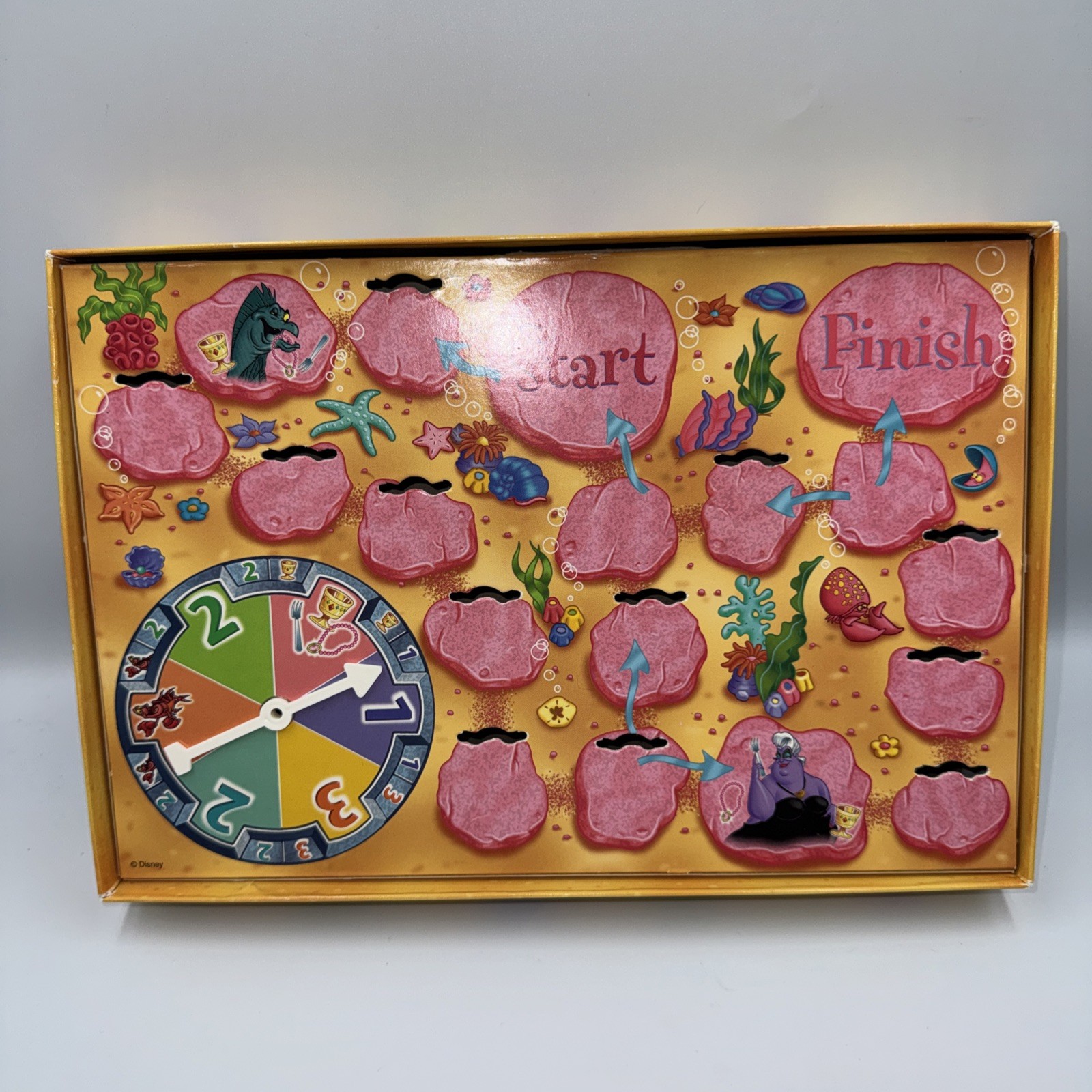 Disney’s The Little Mermaid Secrets Of The Sea Board Game VTG 1997 Complete!