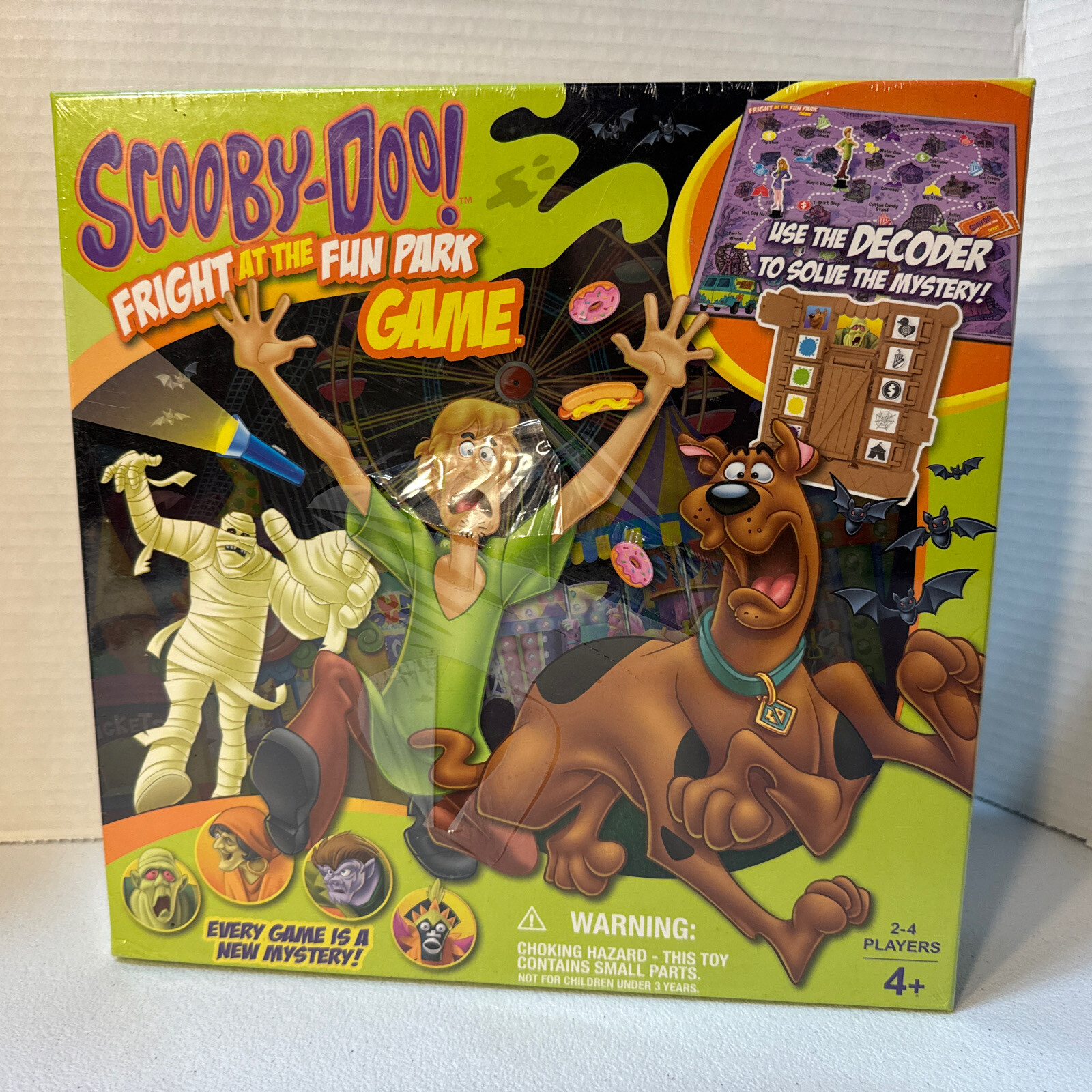 Scooby Doo Fright at the Fun Park Board Game New Sealed Buffalo Games