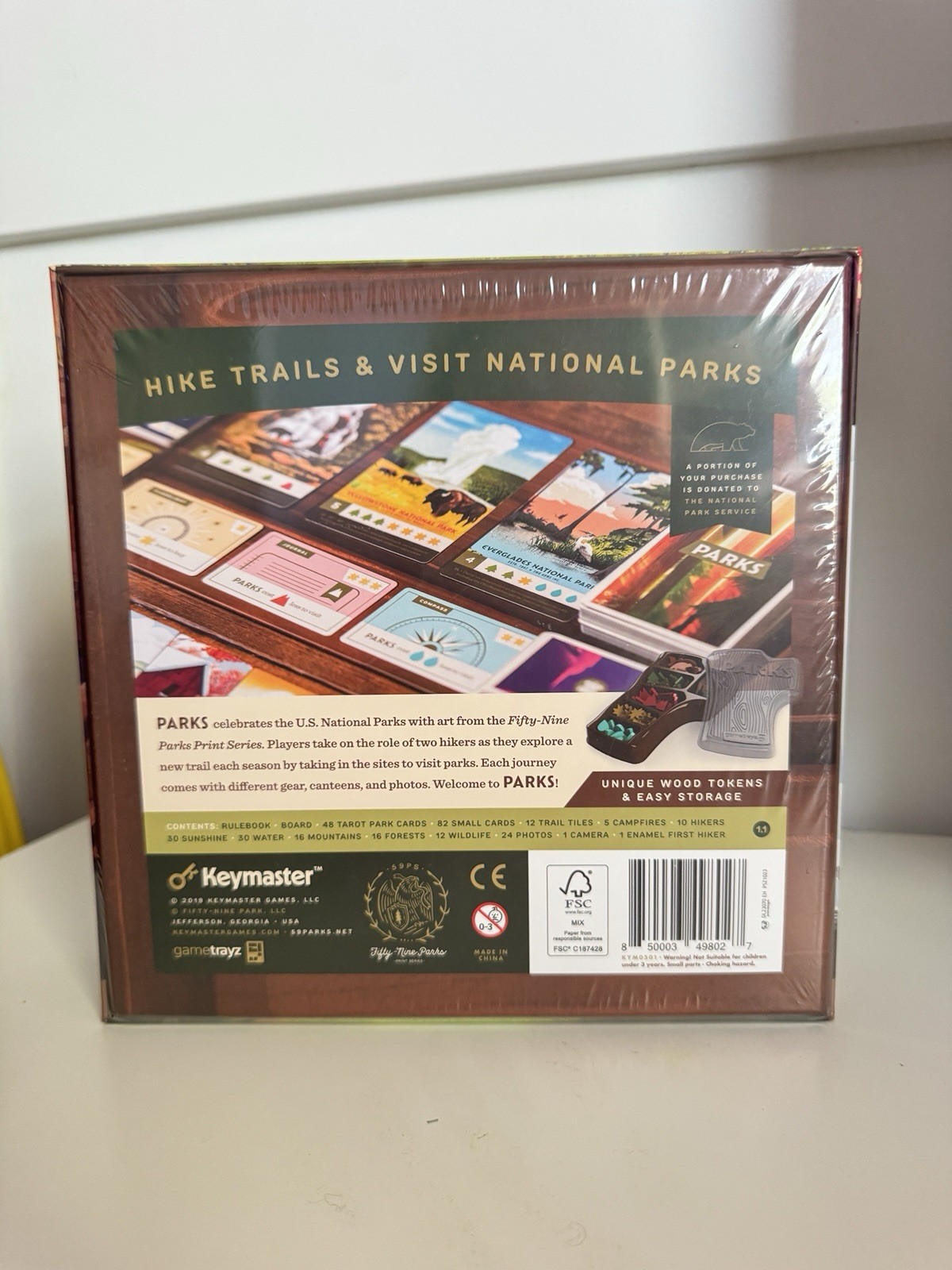 NEW PARKS Keymaster Board Game Sealed Brand New Game Night 59 Parks – T4