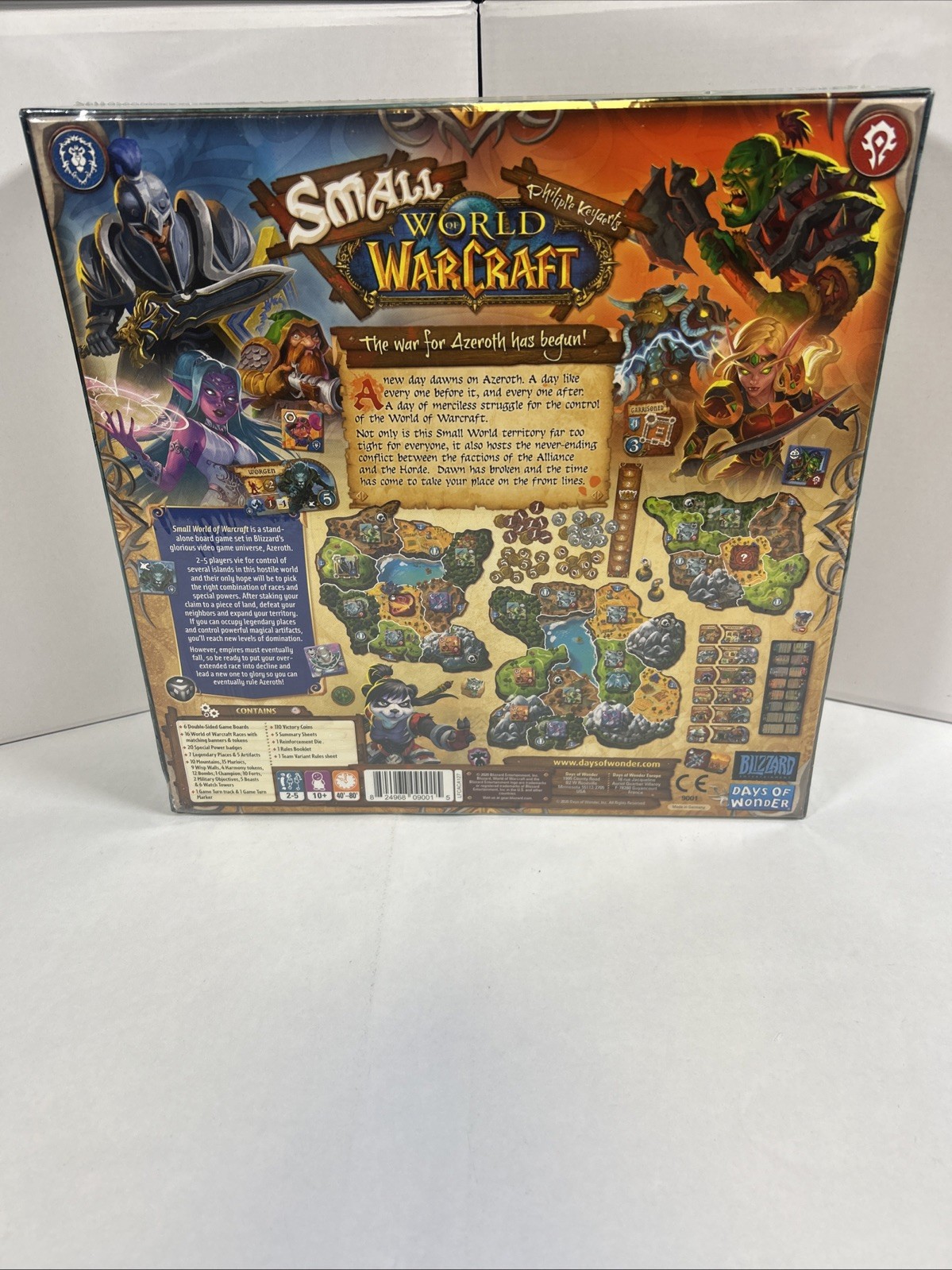 Small World of Warcraft – Days of Wonder Board Game – NEW/SEALED