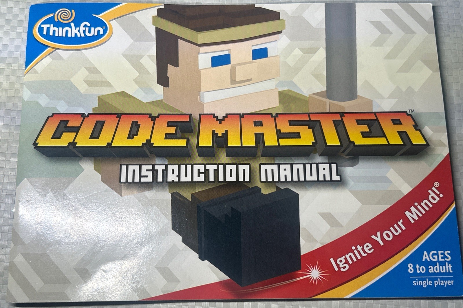 ThinkFun Code Master Instruction Manual & Solutions Booklet Programming