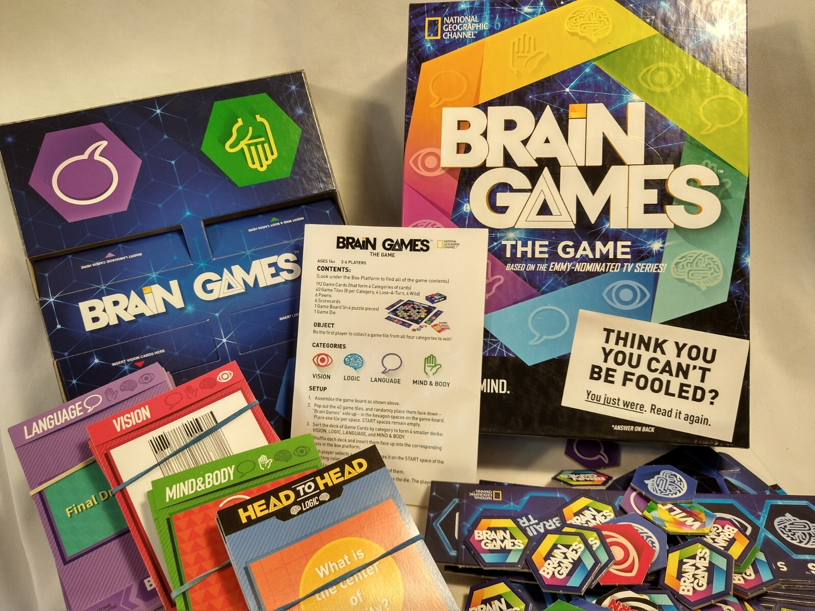 Brain Games The Game Based on the Emmy Nominated National Geographic Channel