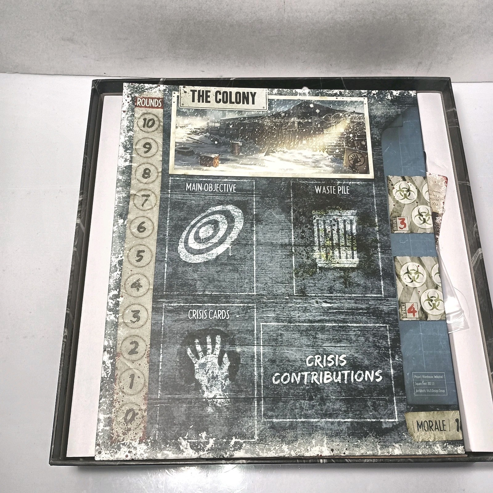 DEAD OF WINTER Plaid Hat Games 2014 100% Complete Near MINT Zombie Horror Board