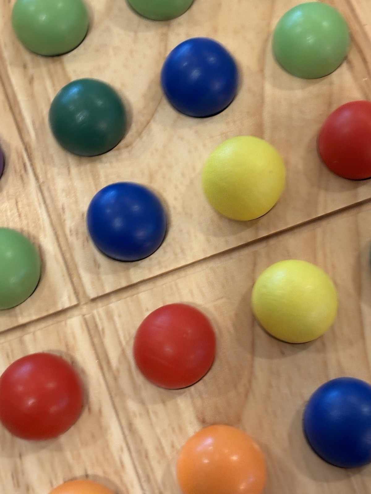 Colorku Sudoku Puzzle Replacement Set of Wooden Balls – 1 Set of all 9 Colors