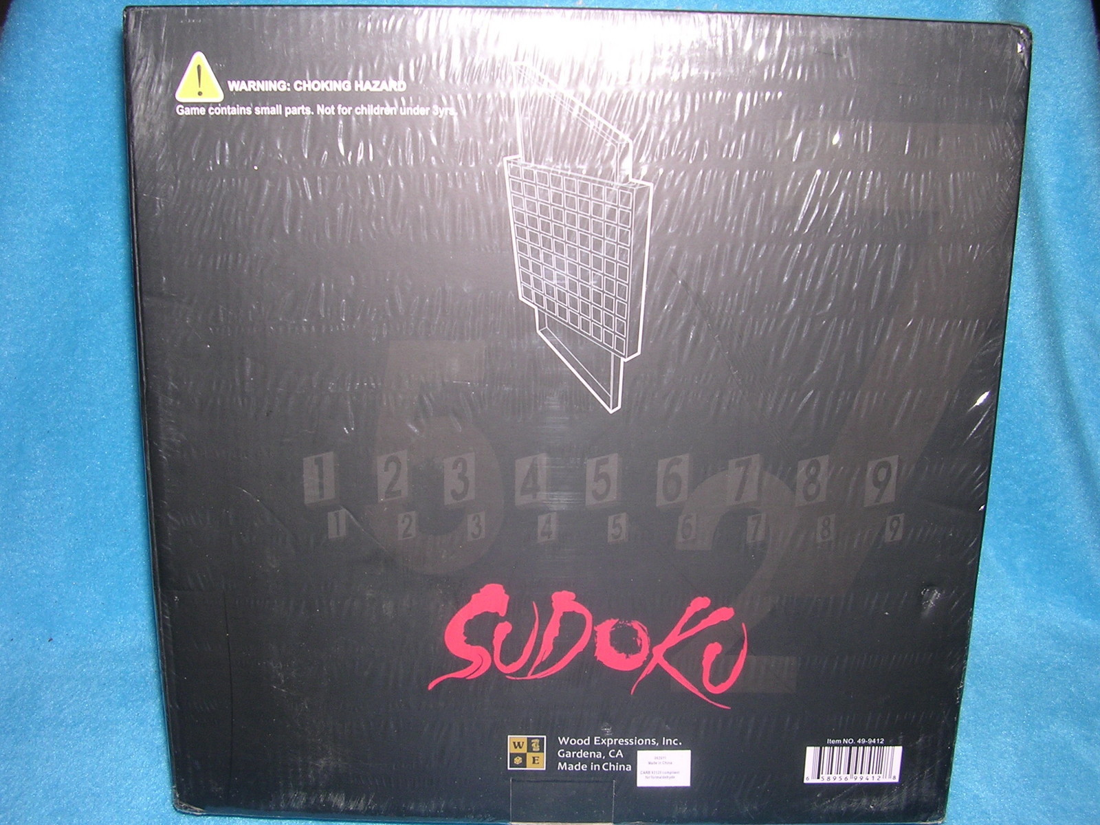 Sudoku Wooden Game Board and Pieces by Wood Expressions, Inc.