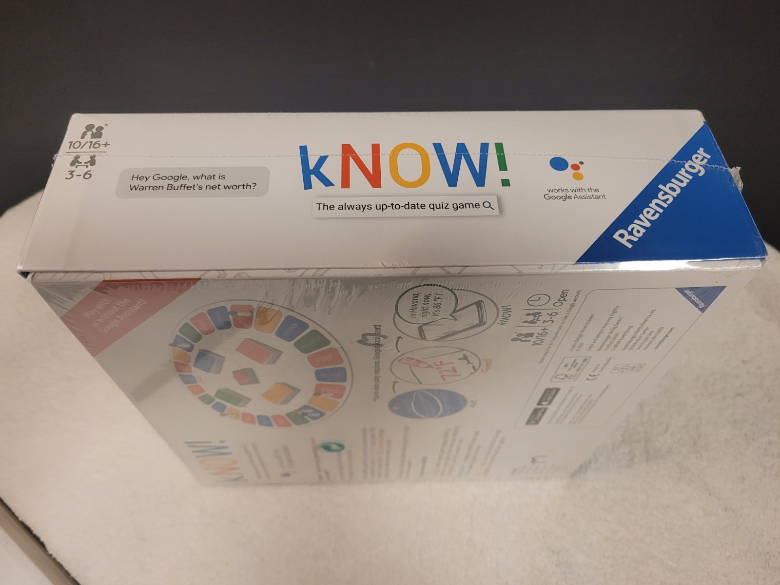 Ravensburger “Know” Game, Sealed New In Box, Ages 10-16+, 3-6 Players.